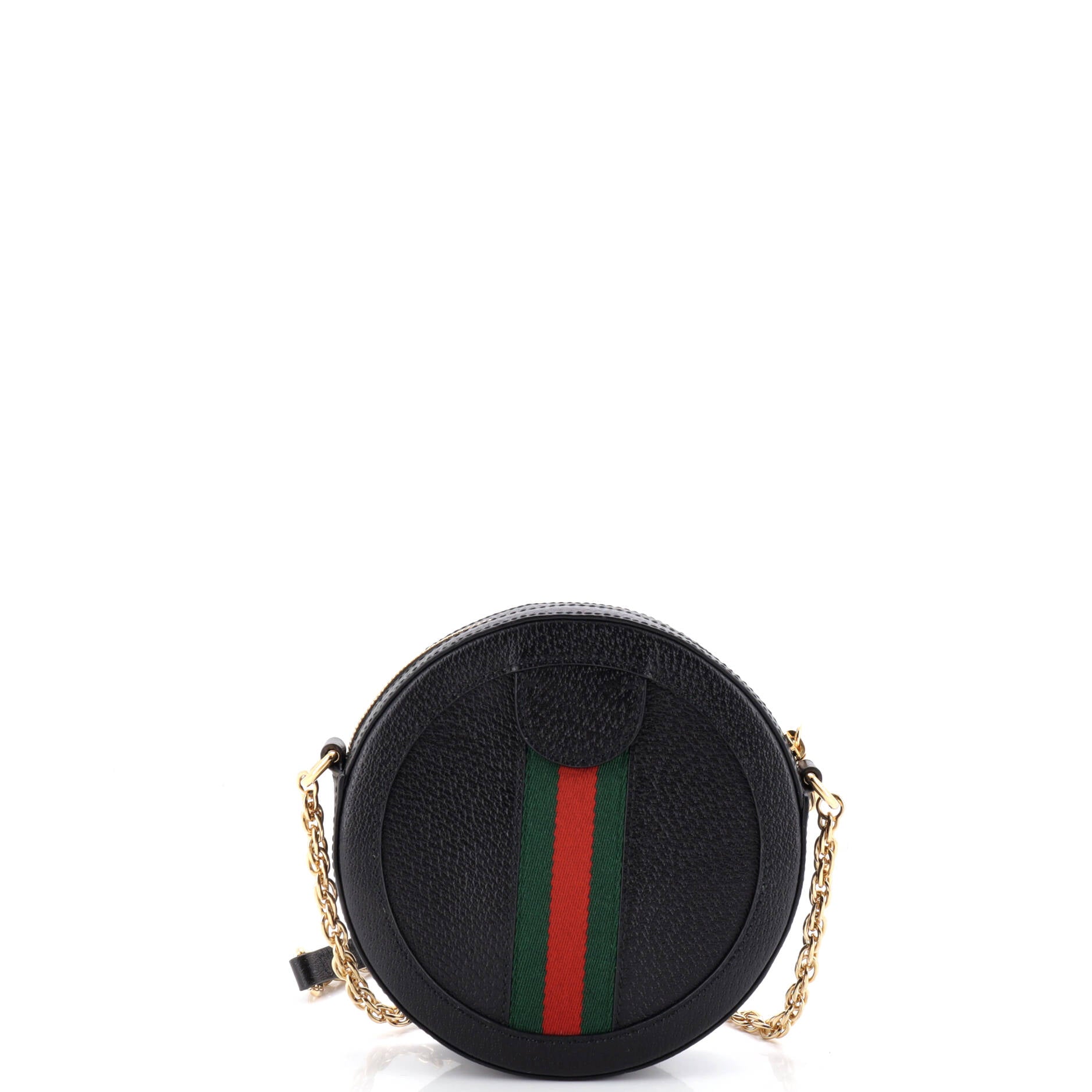 Ophidia Round Shoulder Bag Leather Mini