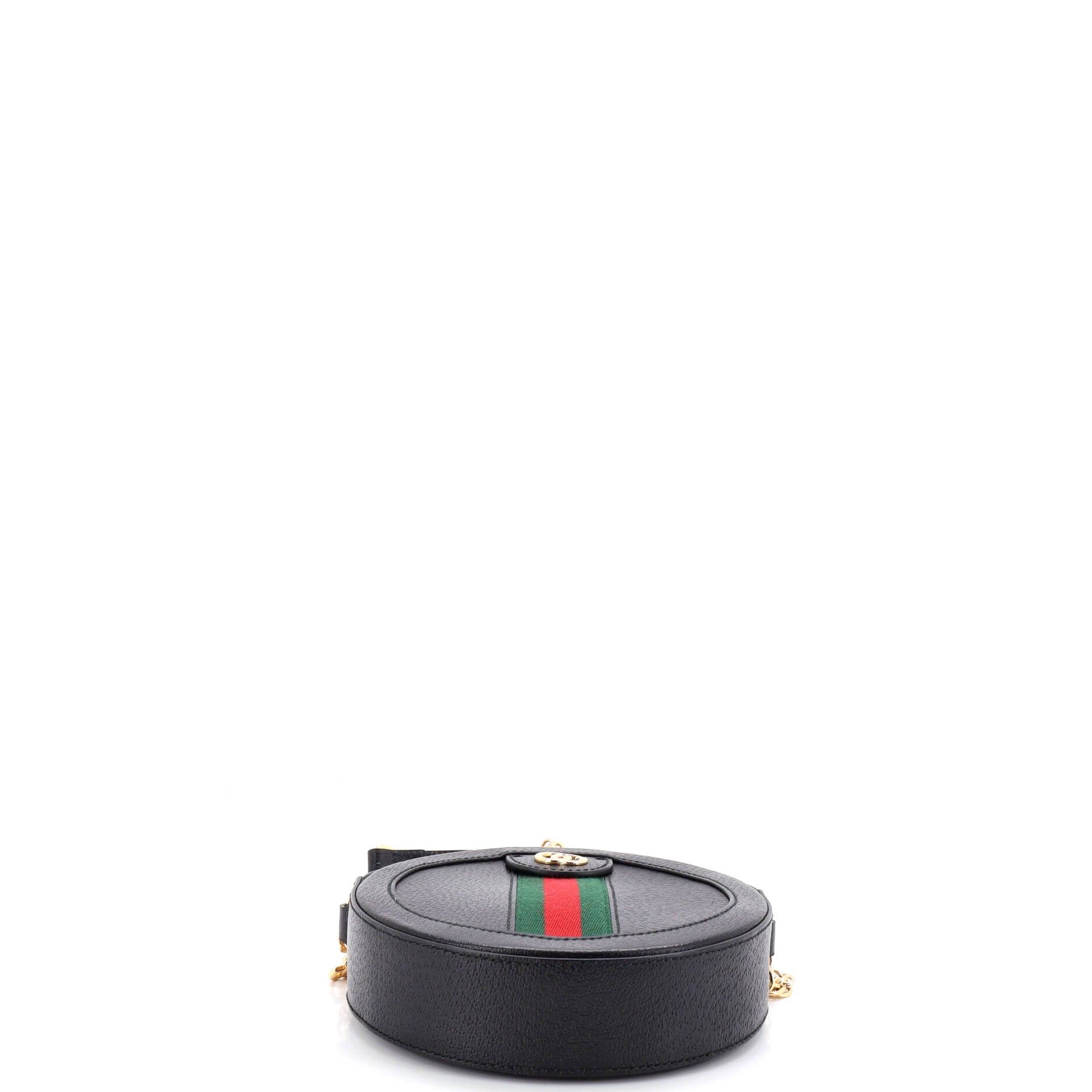 Ophidia Round Shoulder Bag Leather Mini