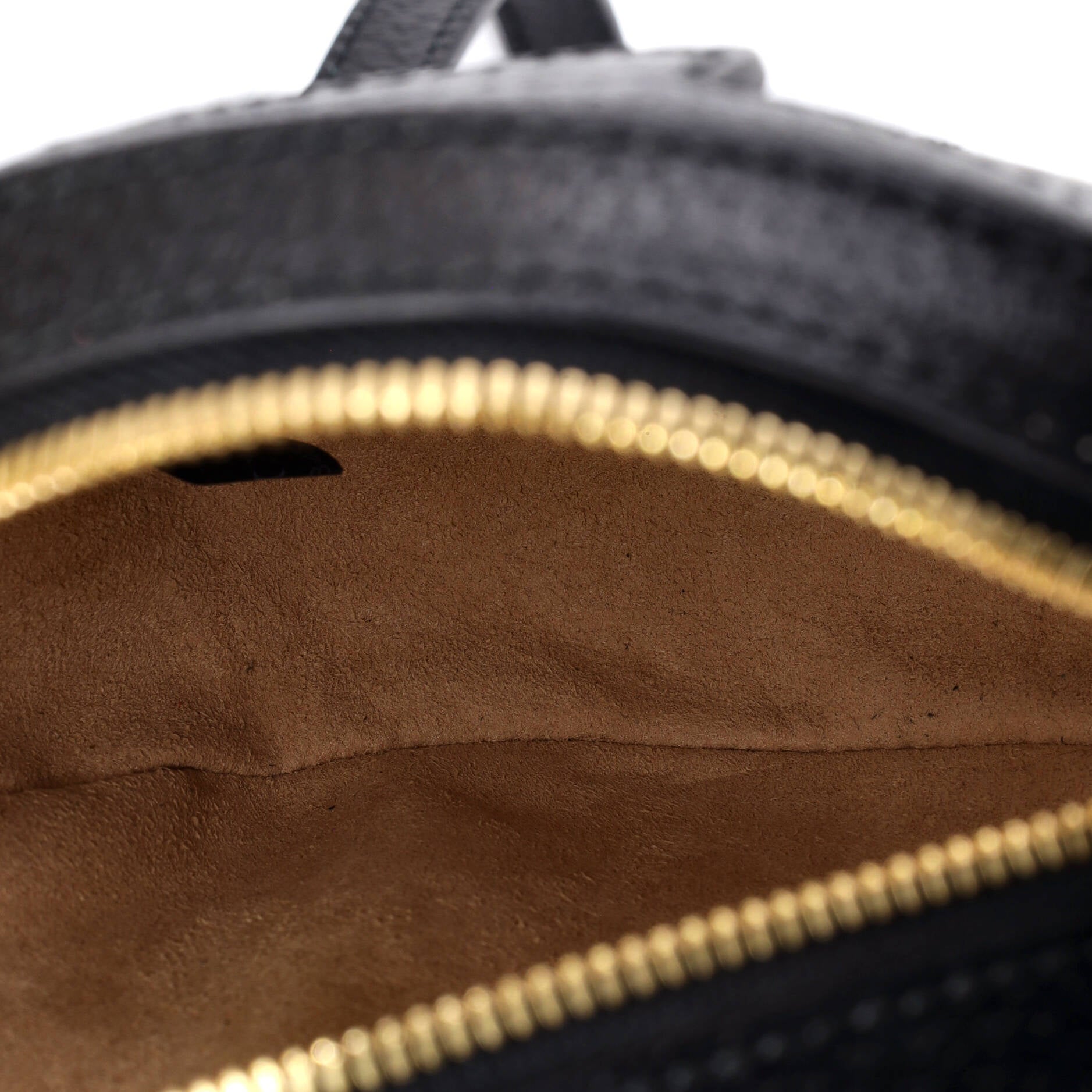 Ophidia Round Shoulder Bag Leather Mini
