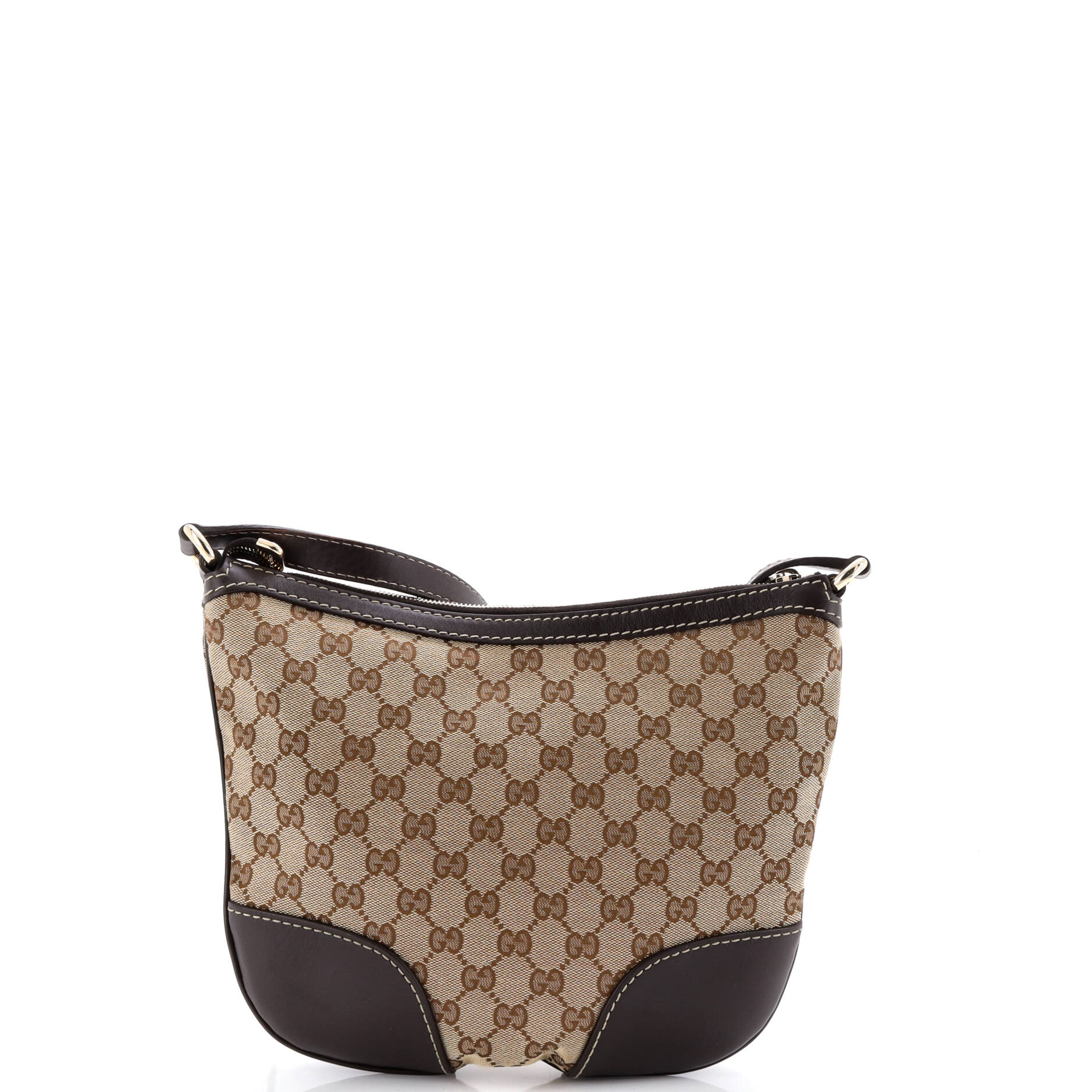 Lovely Heart Interlocking G Crossbody Bag GG Canvas with Leather