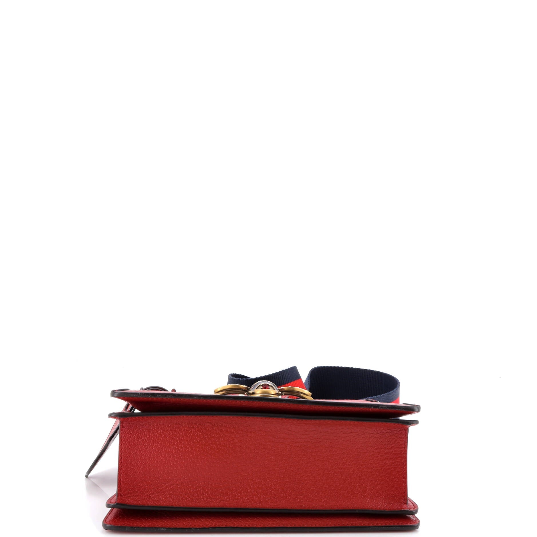 Queen Margaret Top Handle Bag GG Coated Canvas with Leather Small