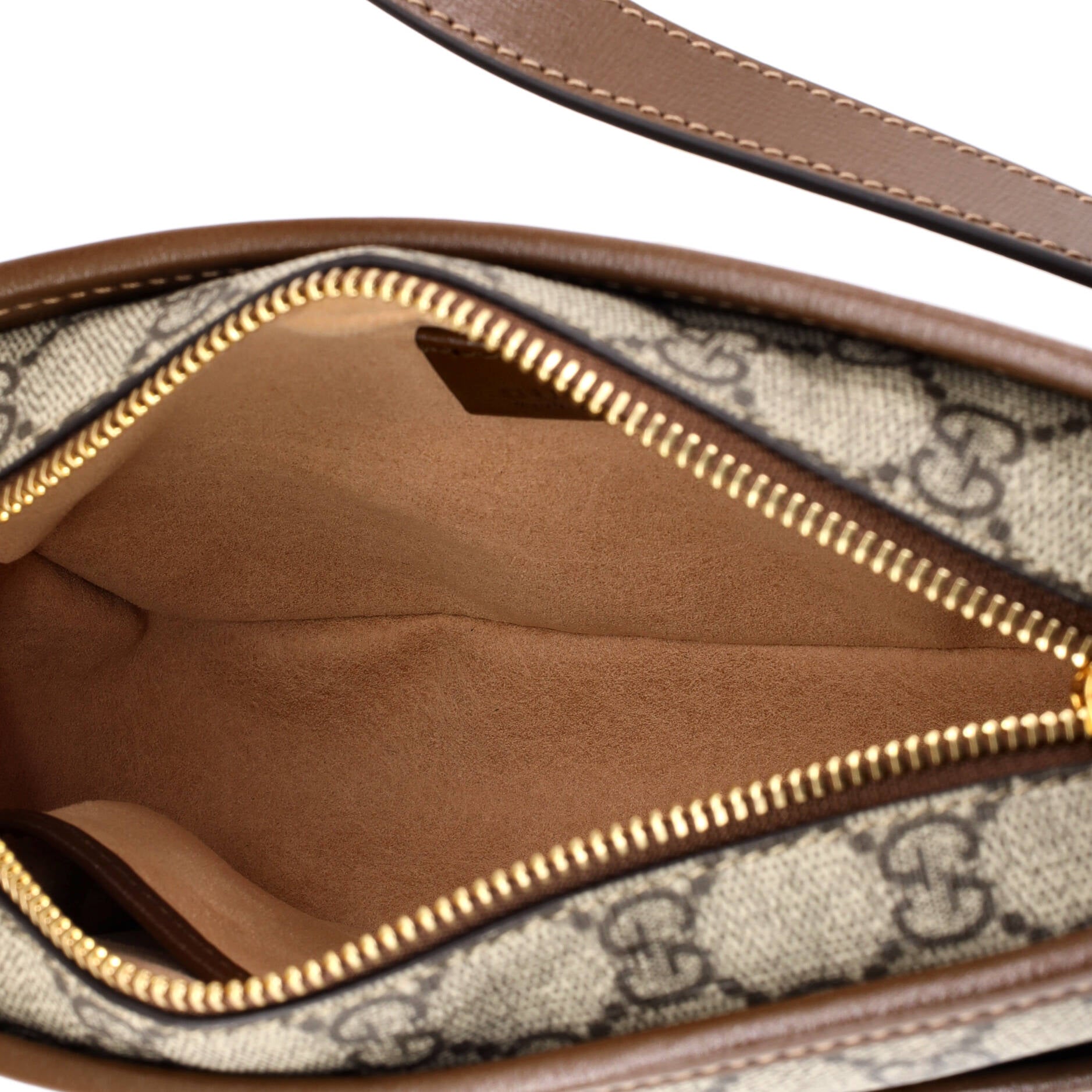 Interlocking G Patch Camera Bag GG Coated Canvas Mini