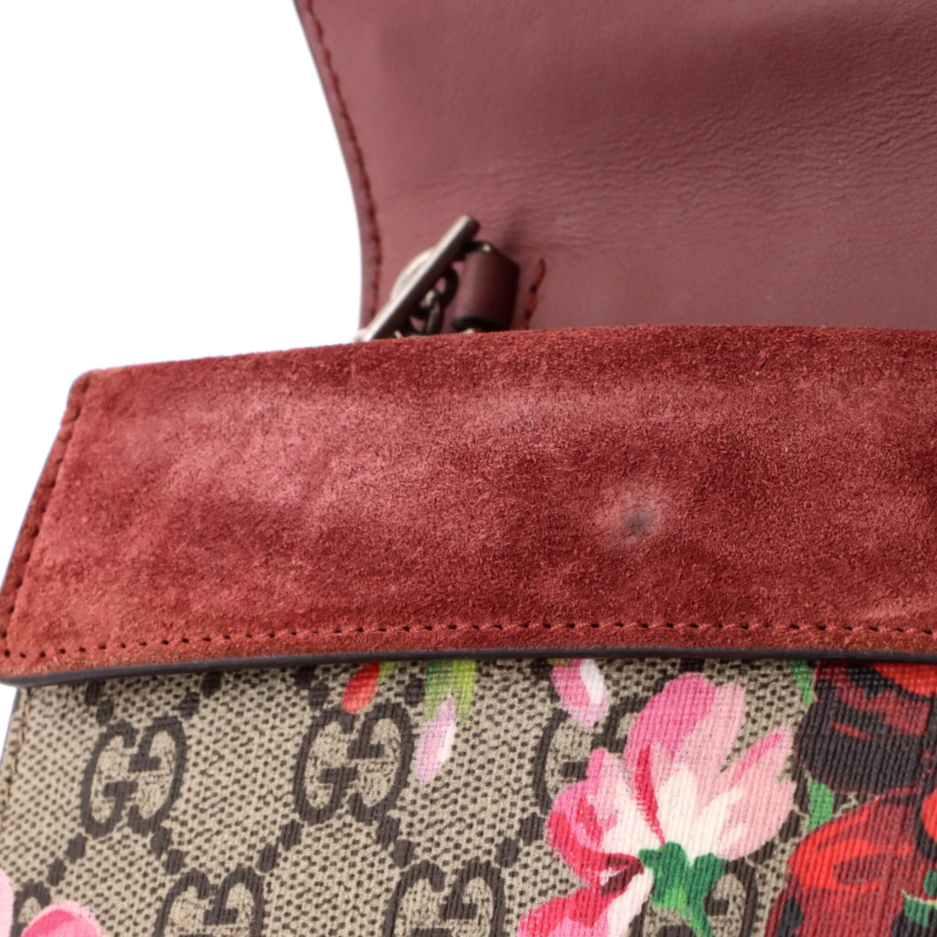 Dionysus Bag Blooms Print GG Coated Canvas Super Mini