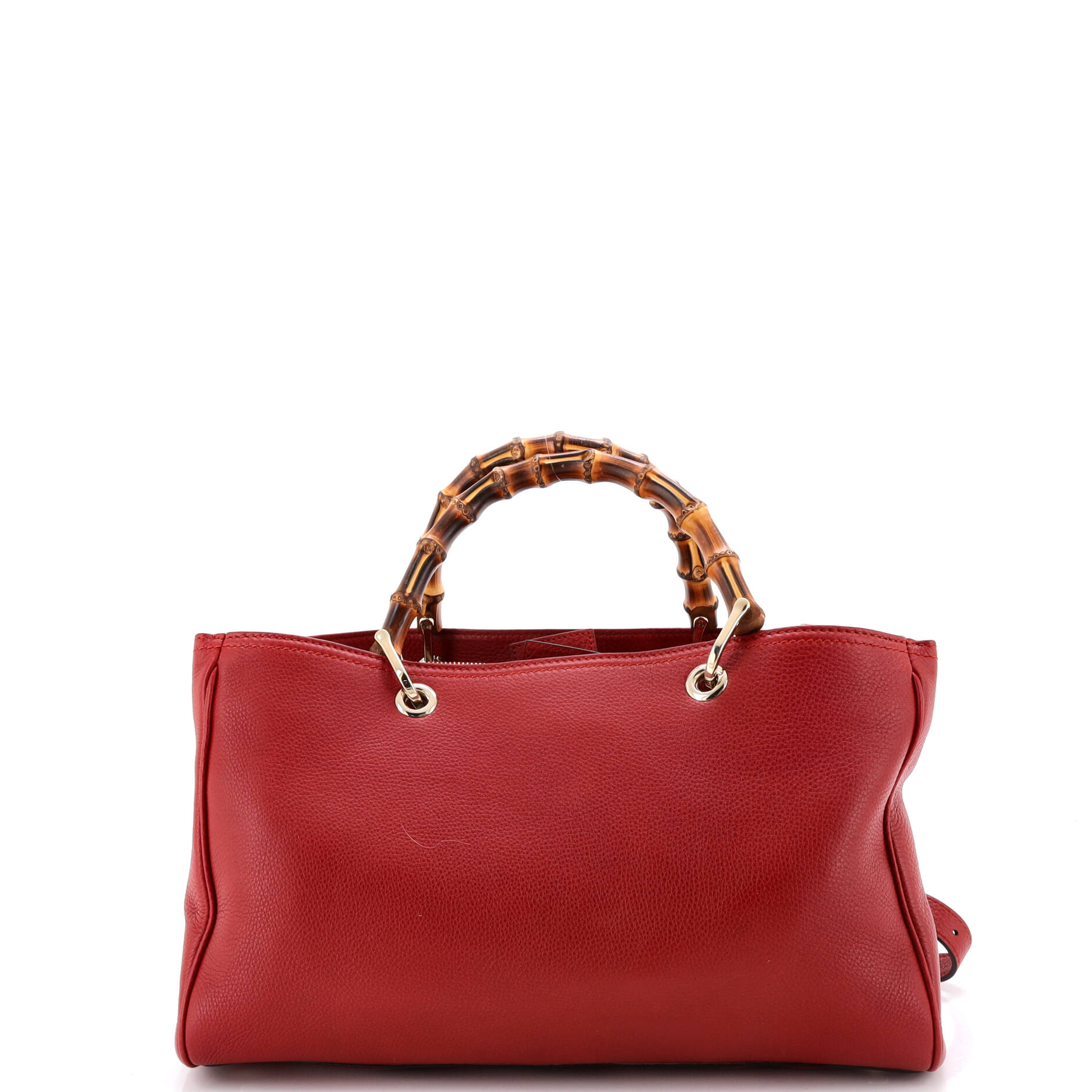 Bamboo Shopper Tote Leather Medium