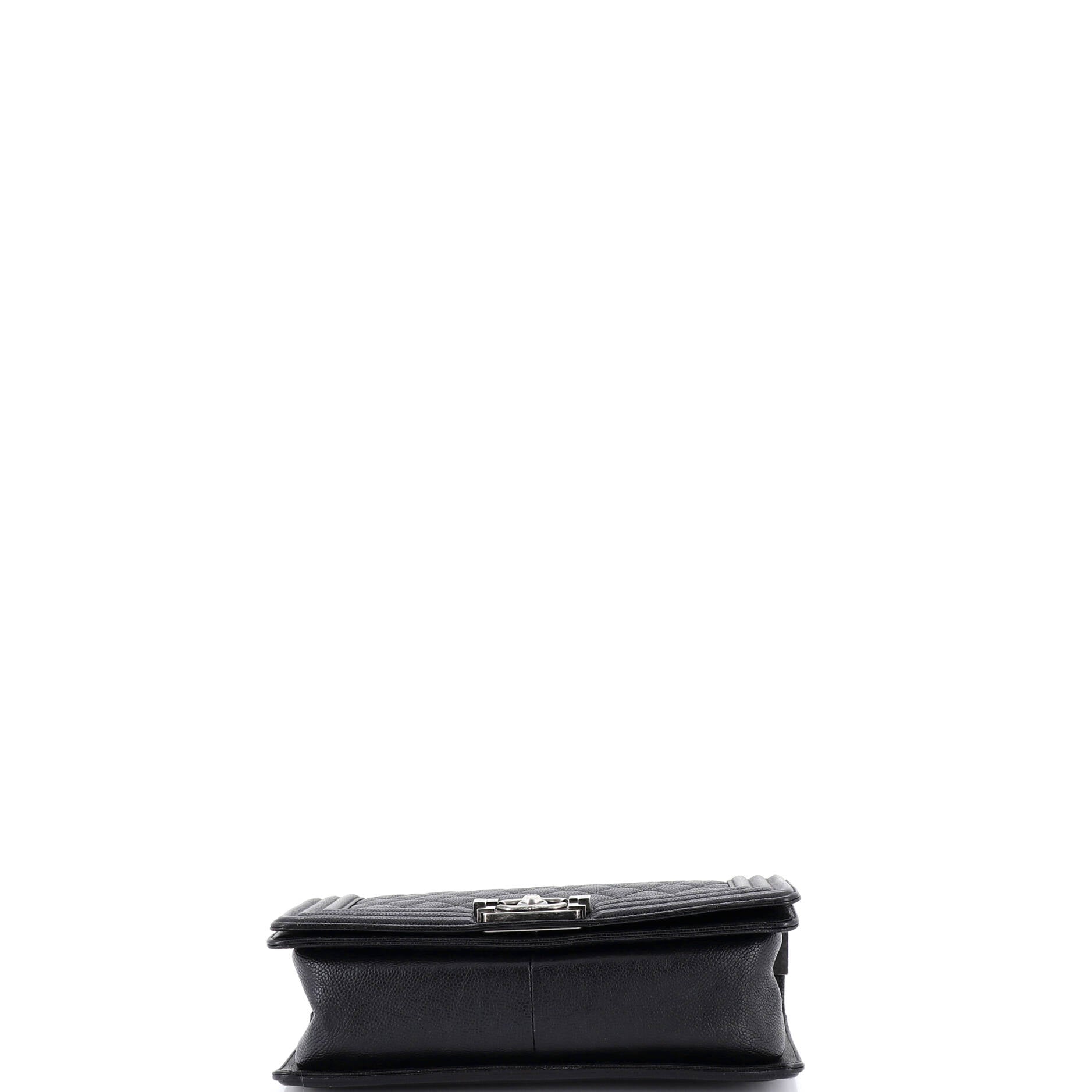 Boy Flap Bag Quilted Caviar Old Medium