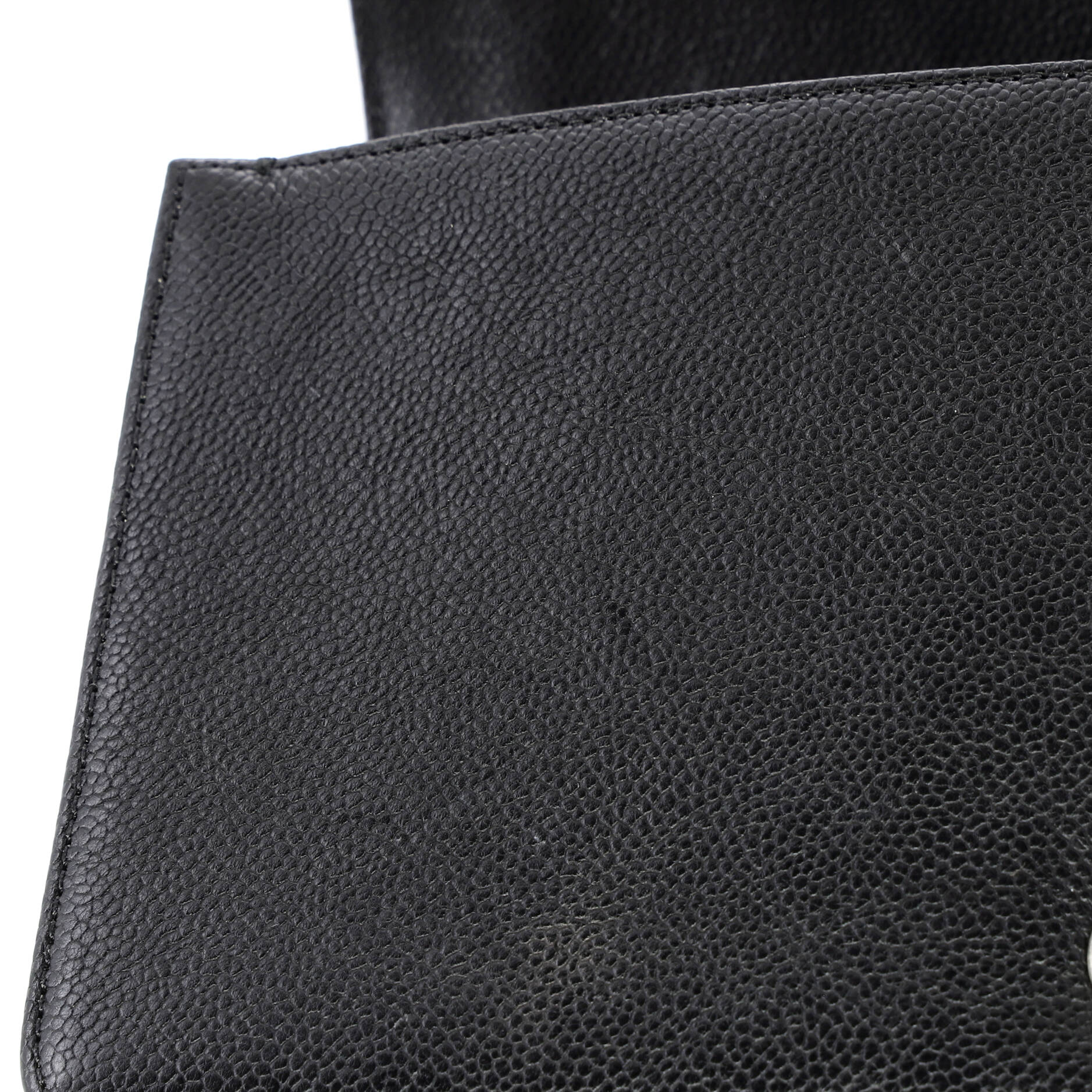 Boy Flap Bag Quilted Caviar Old Medium