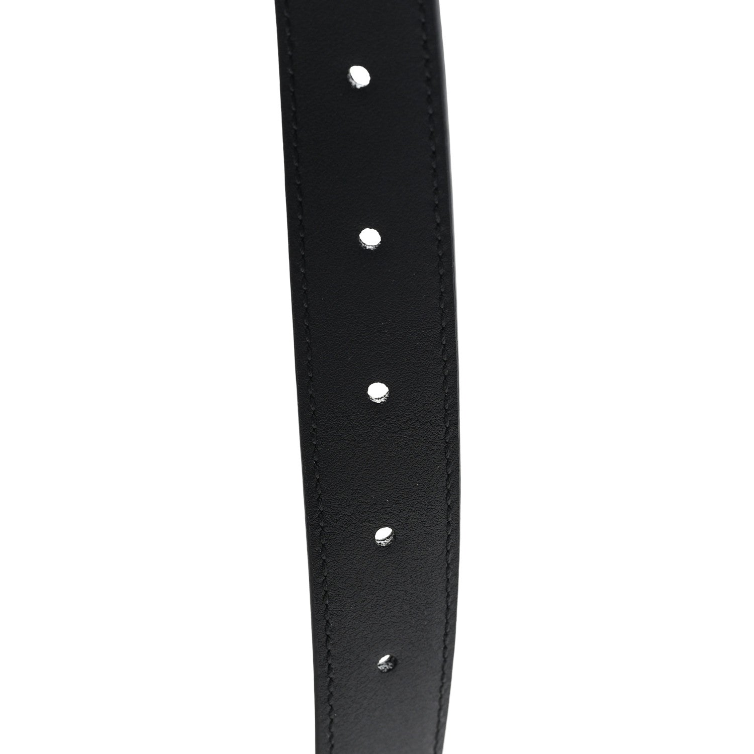 Plutone Calfskin Interlocking G 25mm Belt 105 42 Black