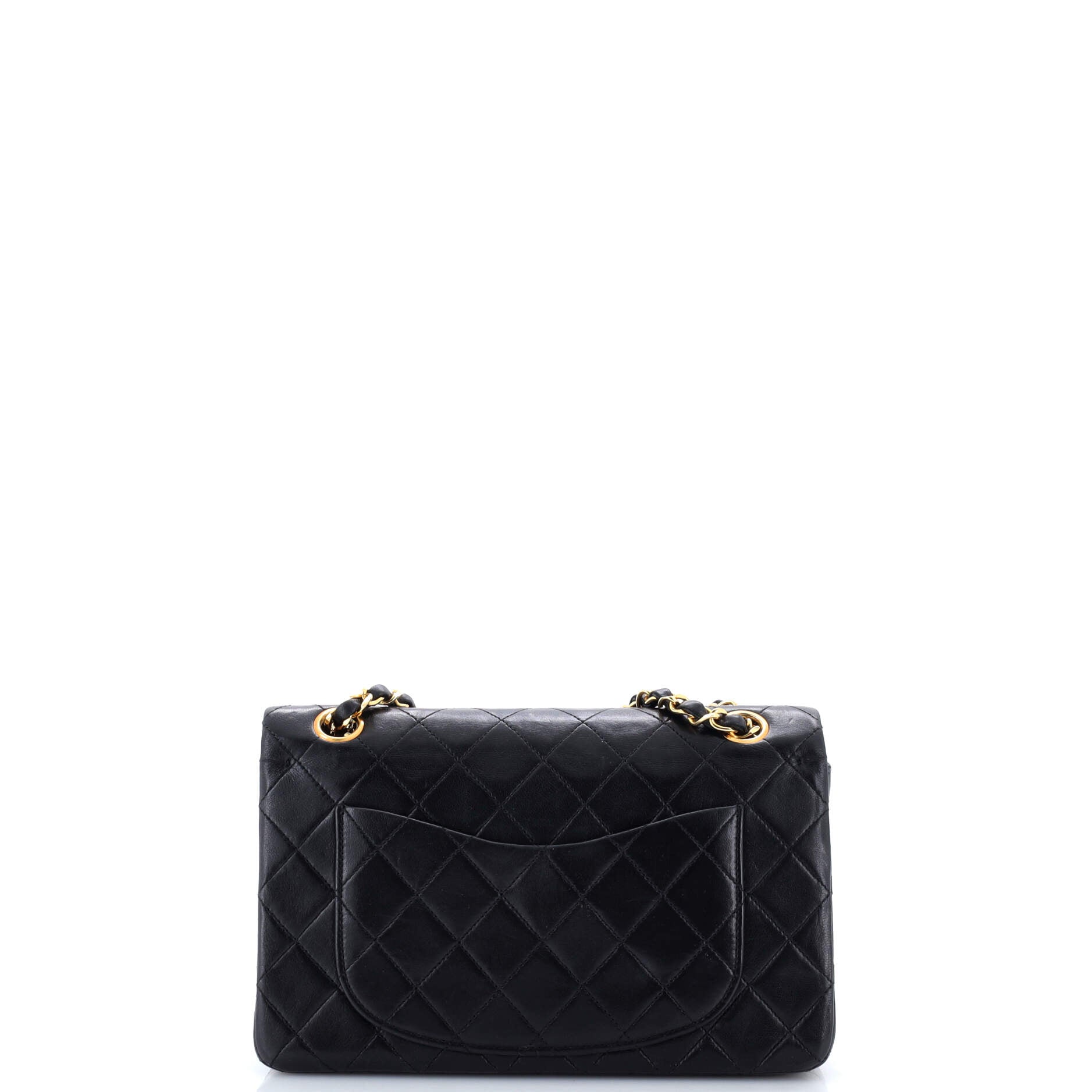 Vintage Classic Double Flap Bag Quilted Lambskin Small