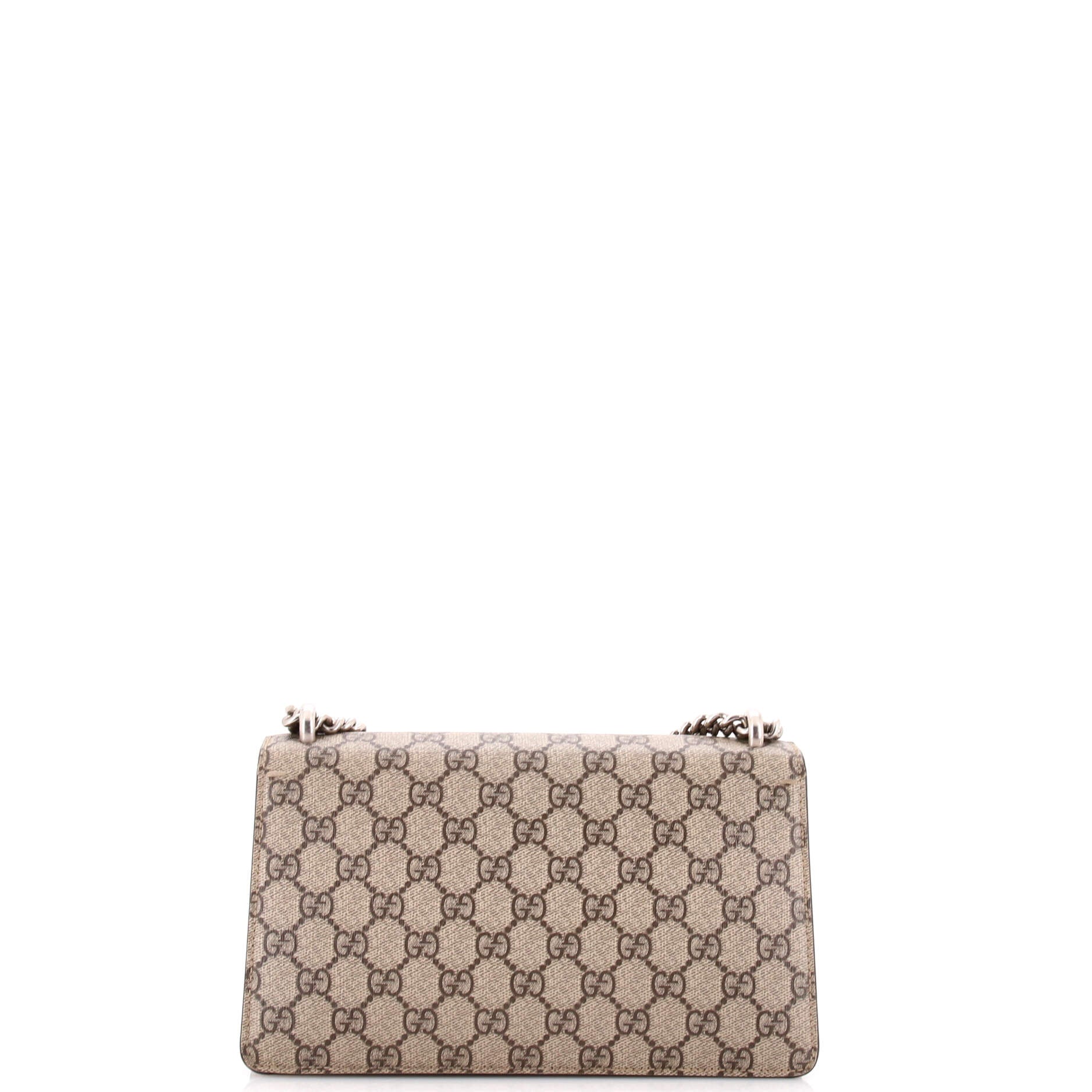 Dionysus Bag GG Coated Canvas with Crystal Embellished Metal Small