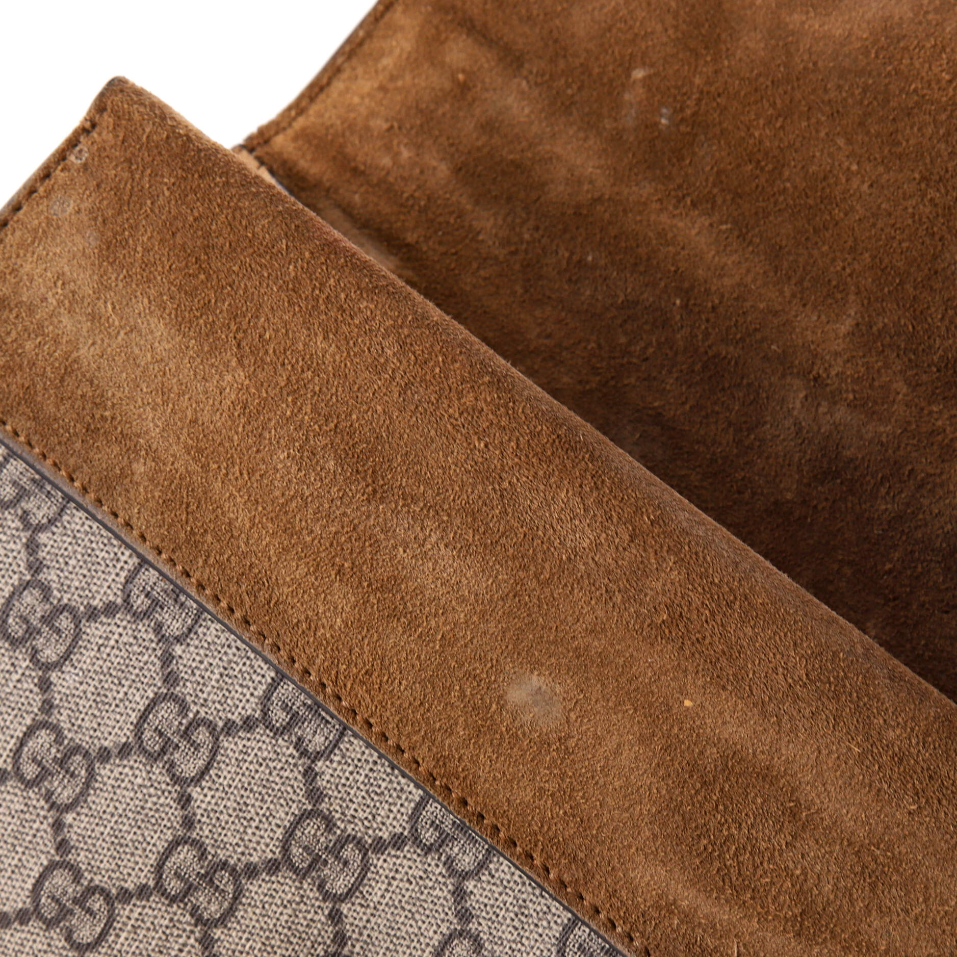 Dionysus Bag GG Coated Canvas with Crystal Embellished Metal Small