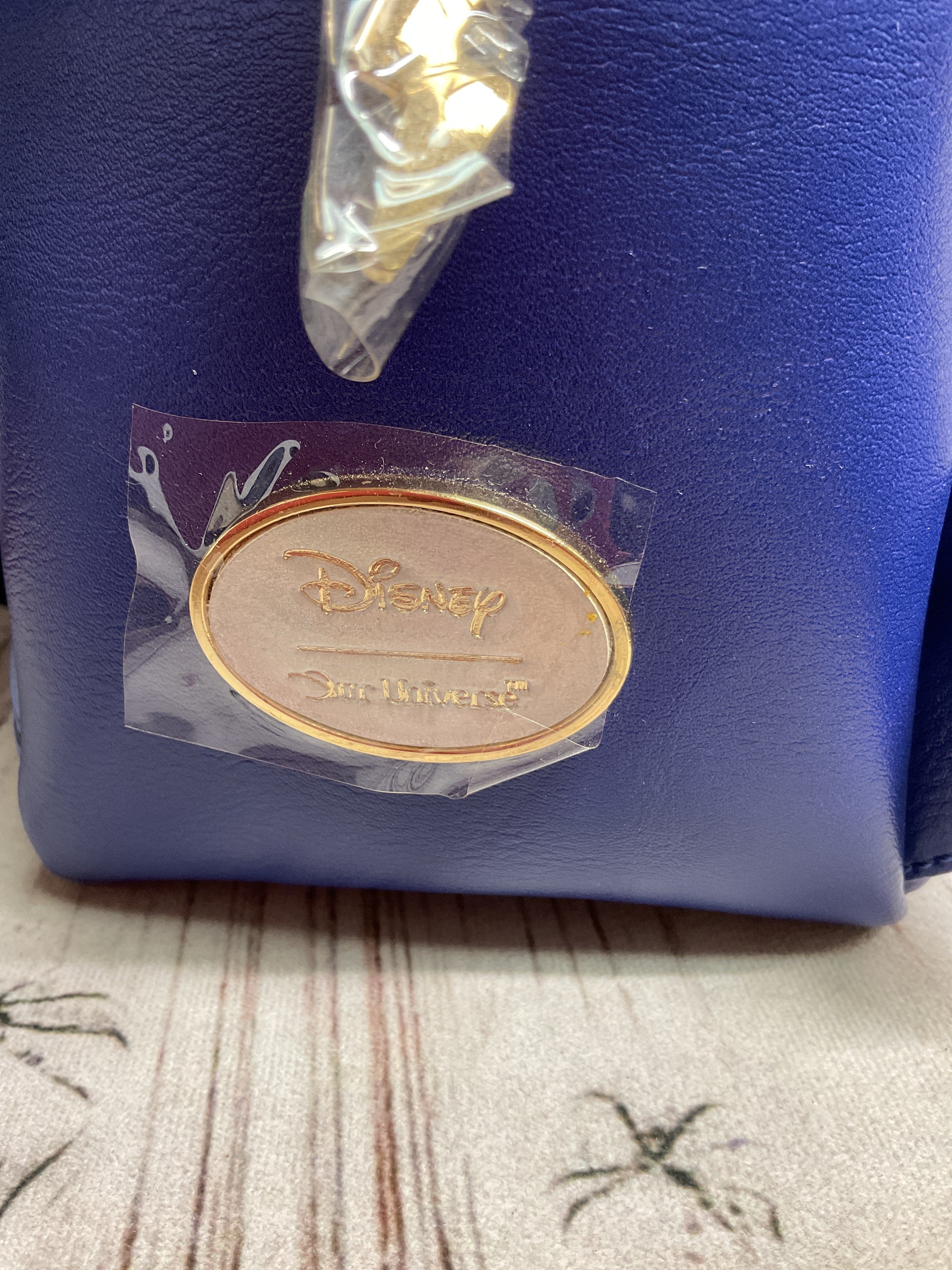 Backpack Leather By Disney Store In Blue, Size:Medium