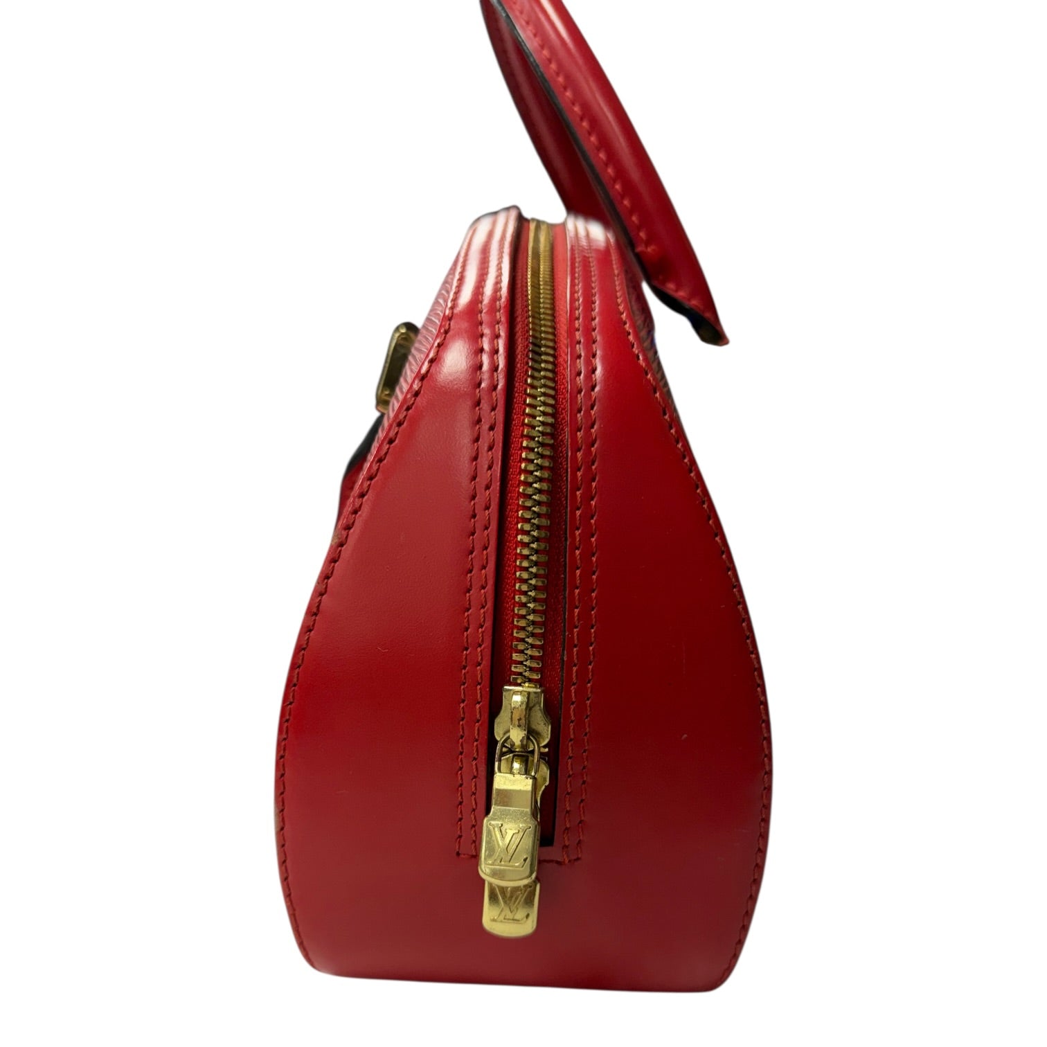 Handbag Luxury Designer By Louis Vuitton In Red, Size:Medium