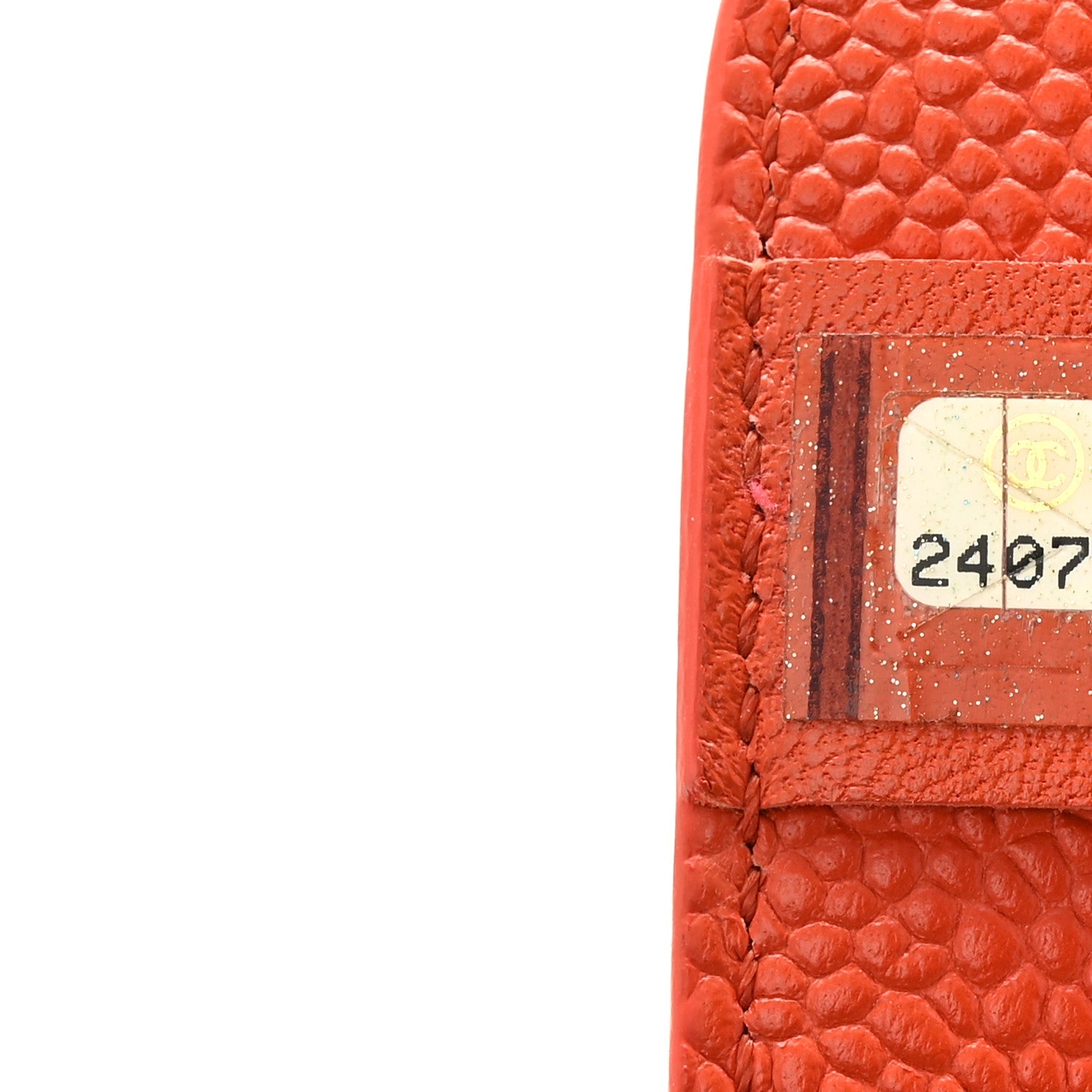 Caviar Perforated Messenger Flap Black