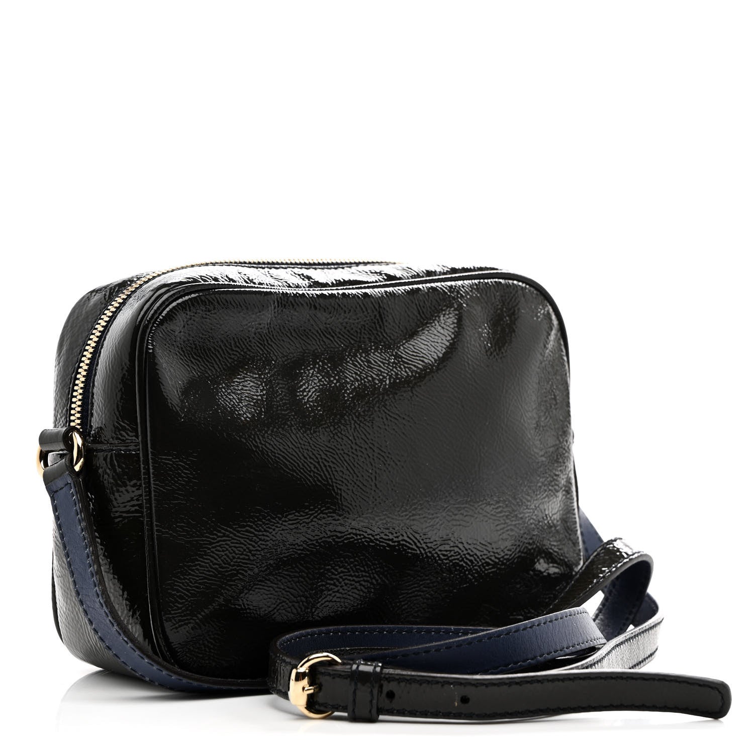 Vernice Naplack Small Soho Disco Bag Uniform Blue