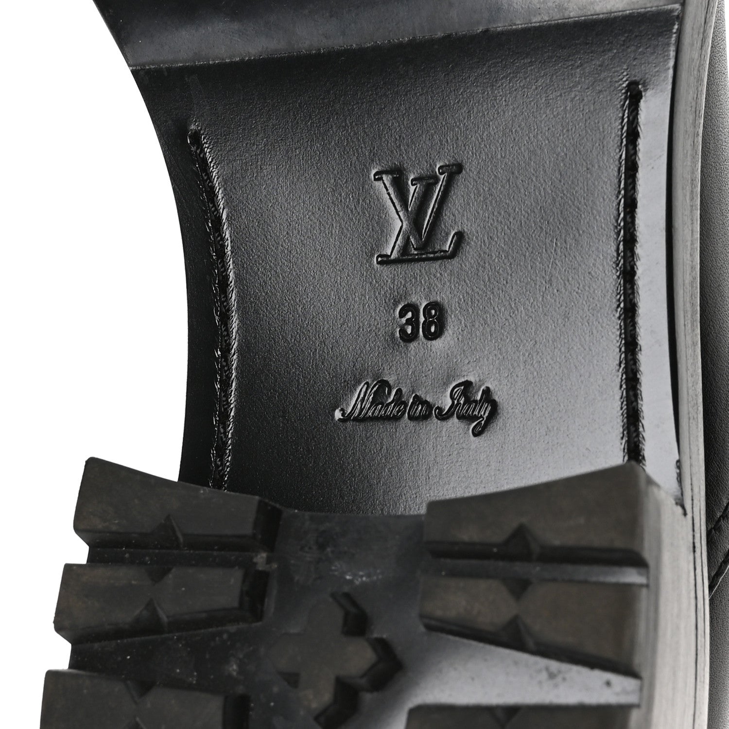 Calfskin Monogram Discovery Flat Ankle Boots 38 Black