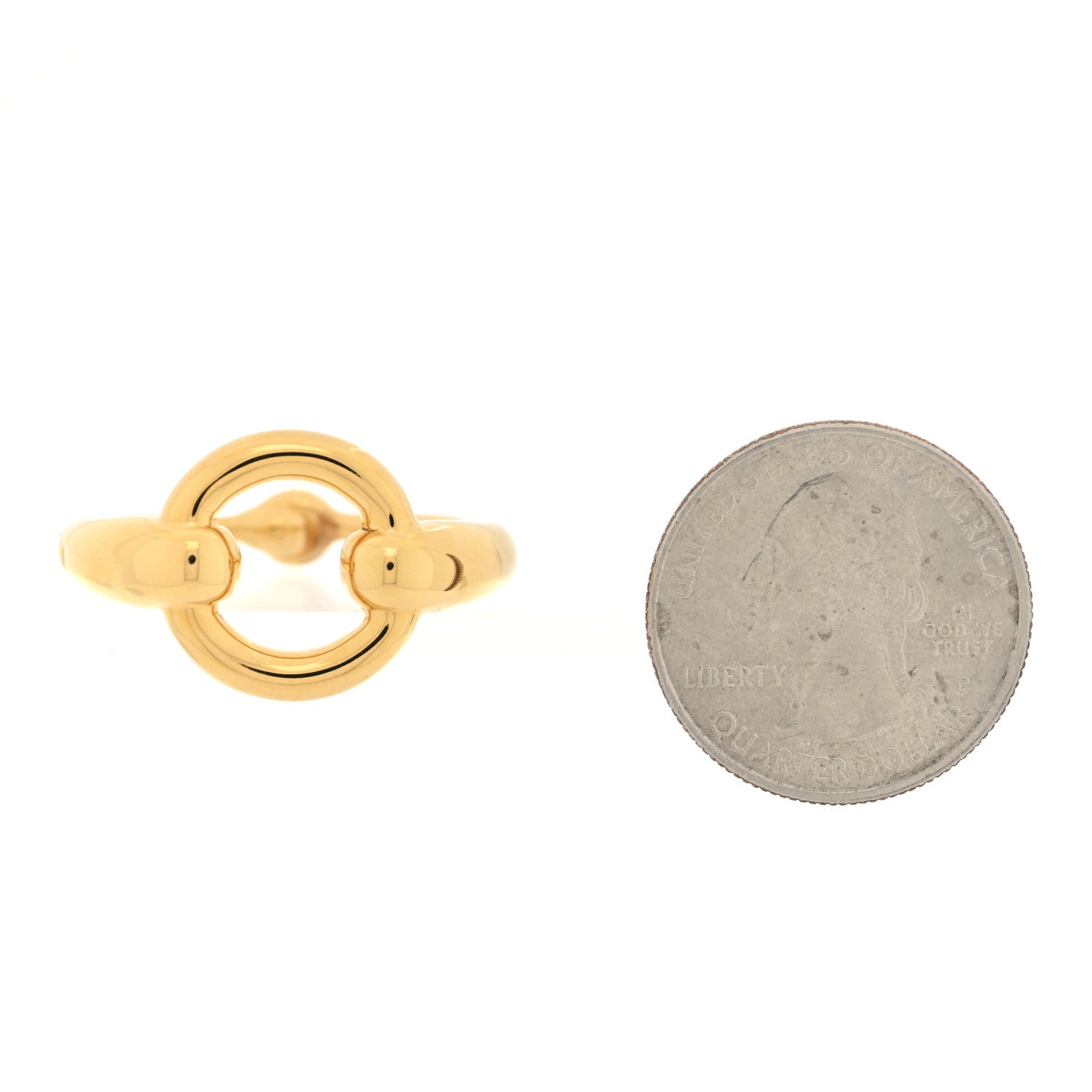 Mo Scarf Ring Gold