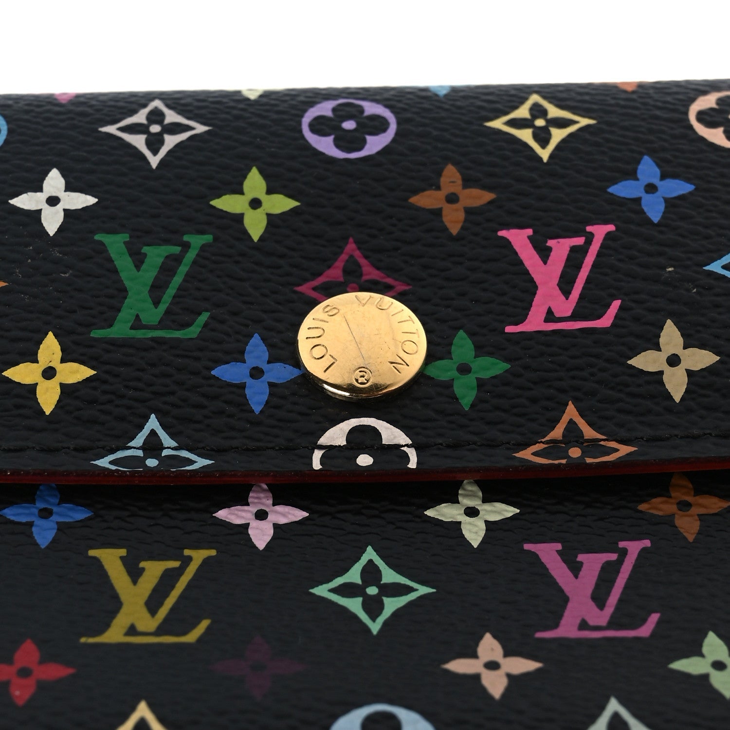 Monogram Multicolor Alexandra Wallet Black