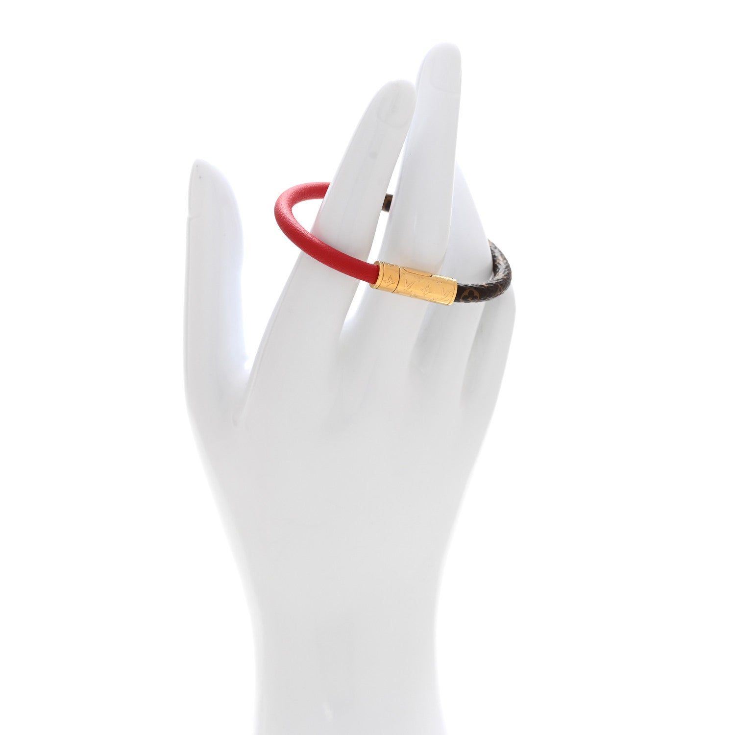 Monogram Daily Confidential Bracelet 17 Red