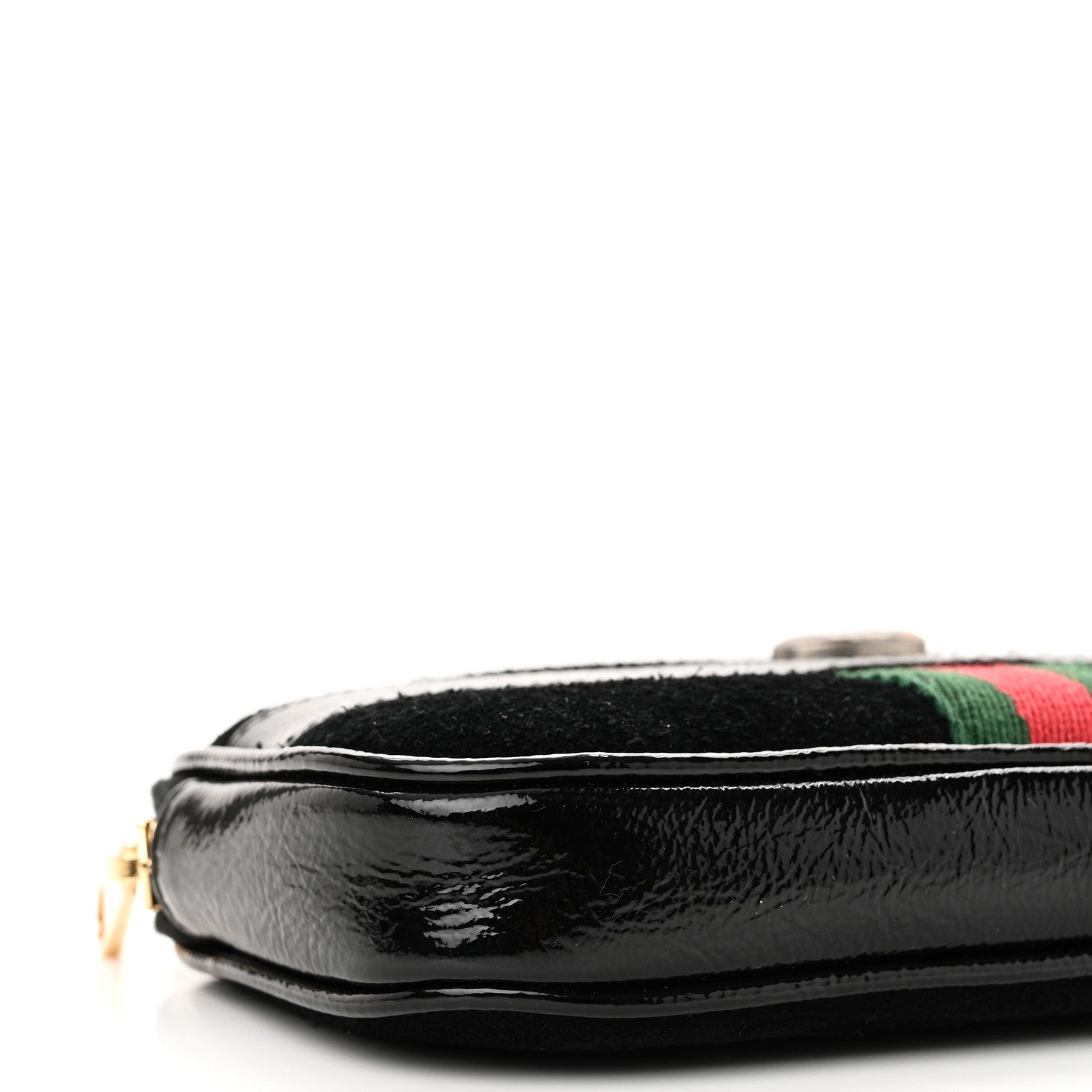Suede Patent Ophidia Belted iPhone Case 85 34 Black