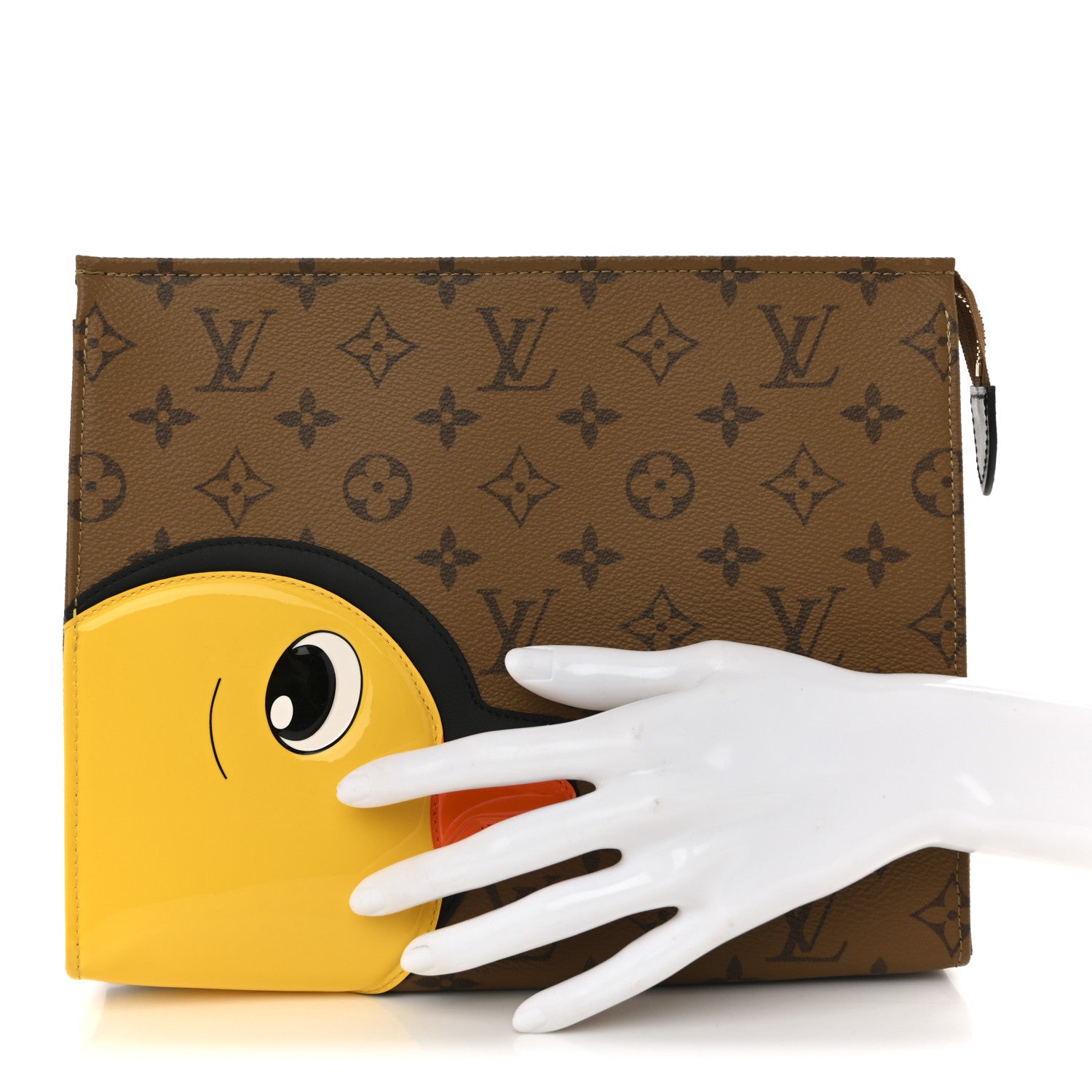LV x SY Reverse Monogram Duck Toilet Pouch 26