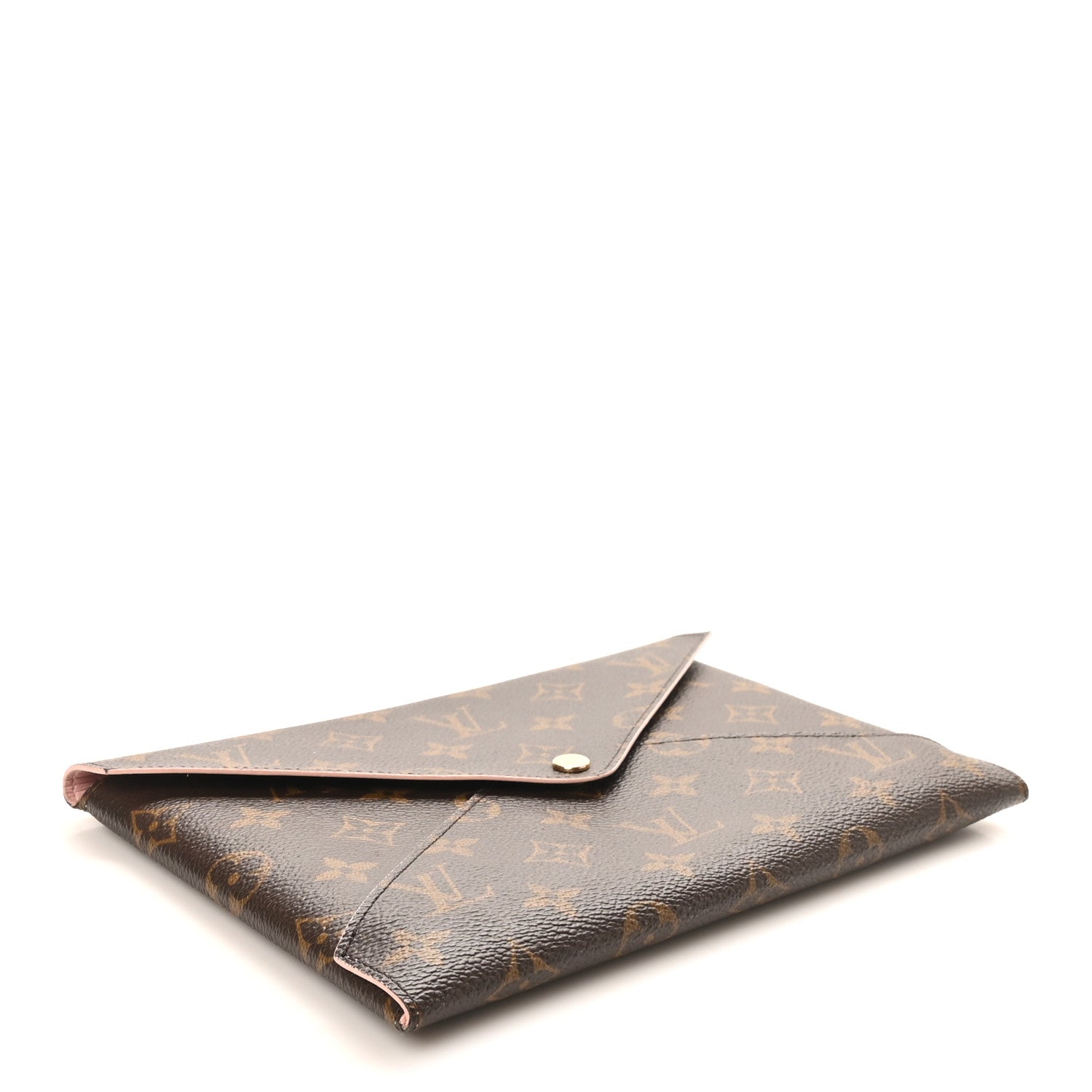 Monogram Large Kirigami Pochette Insert Rose Ballerine
