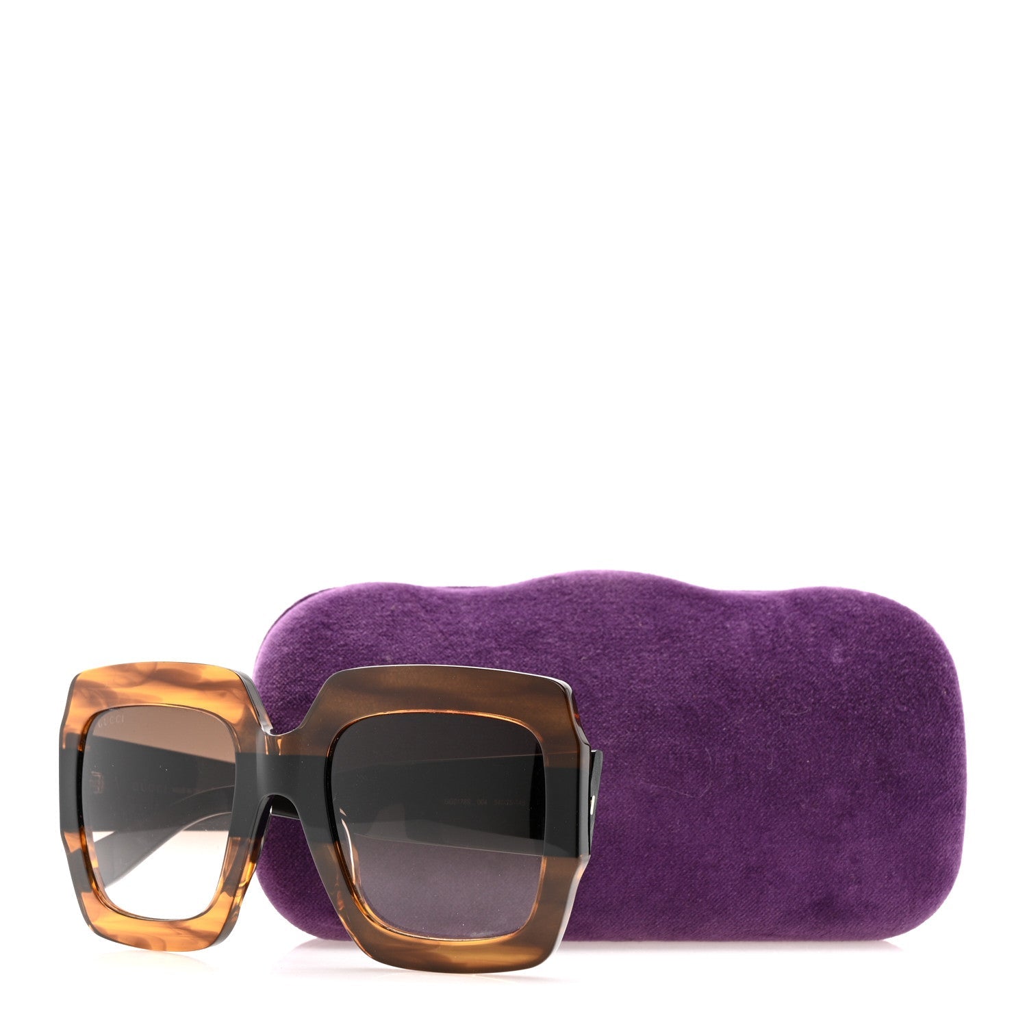 Square Frame GG0178S Sunglasses Havana