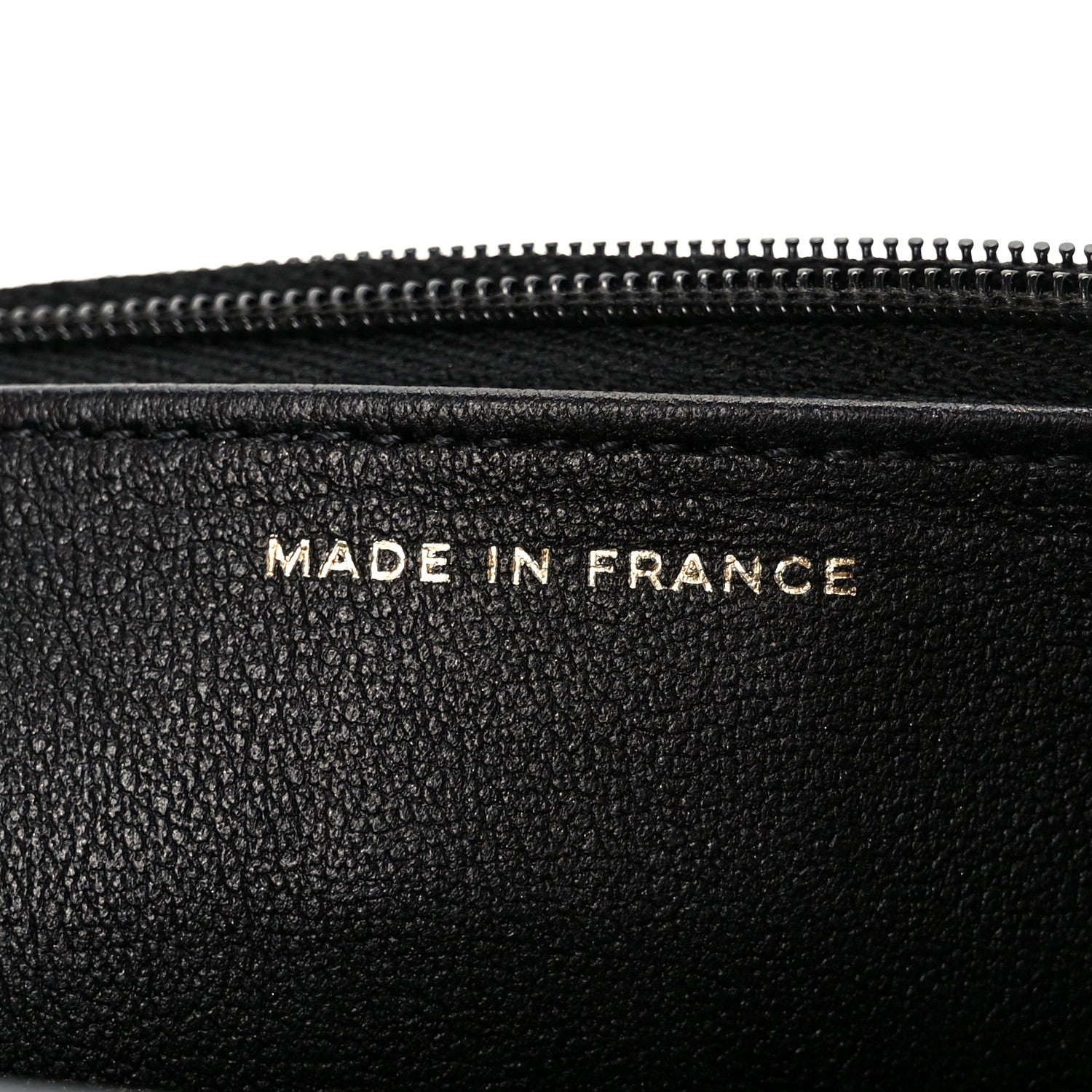Lambskin Patent Calfskin Quilted Hold The Line CC Wallet On Chain WOC Black