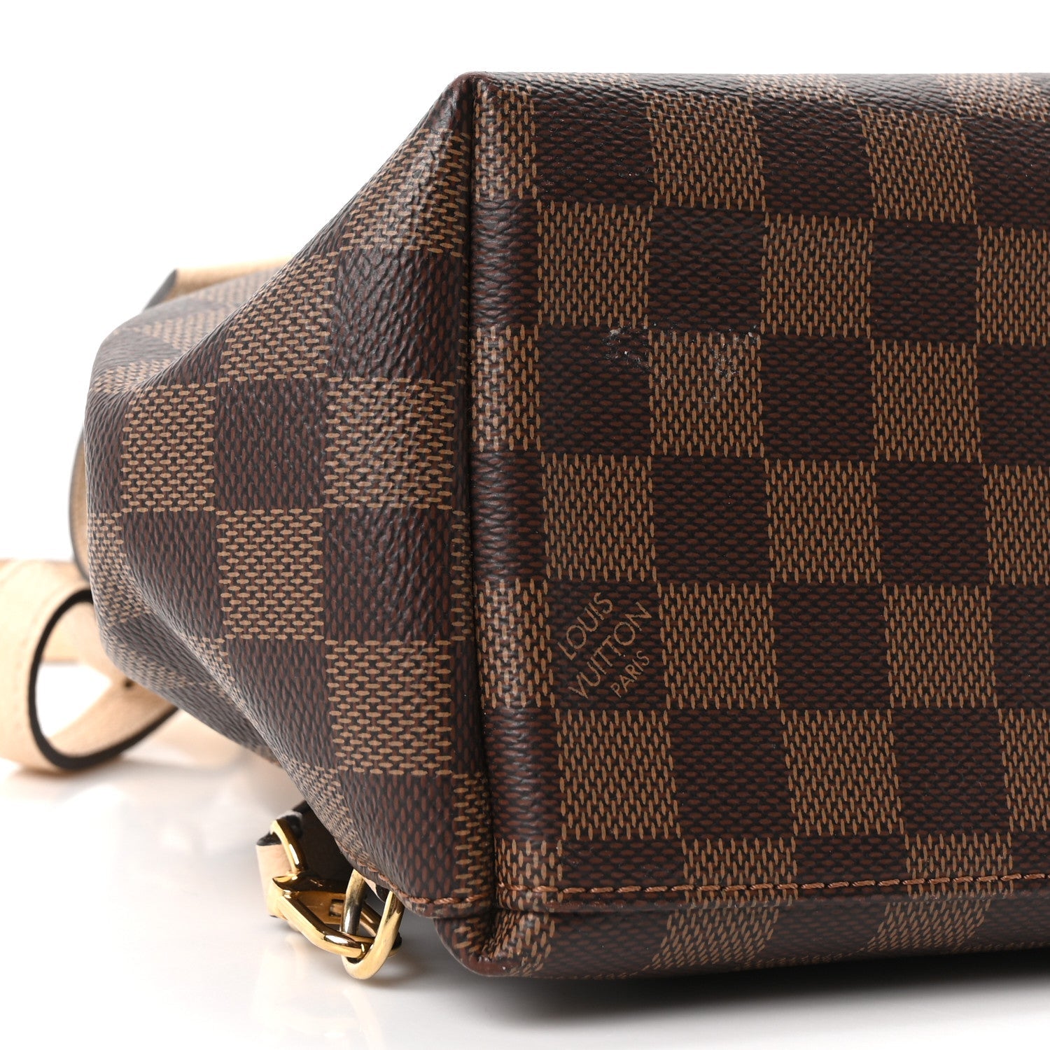 Damier Ebene Clapton Backpack Creme