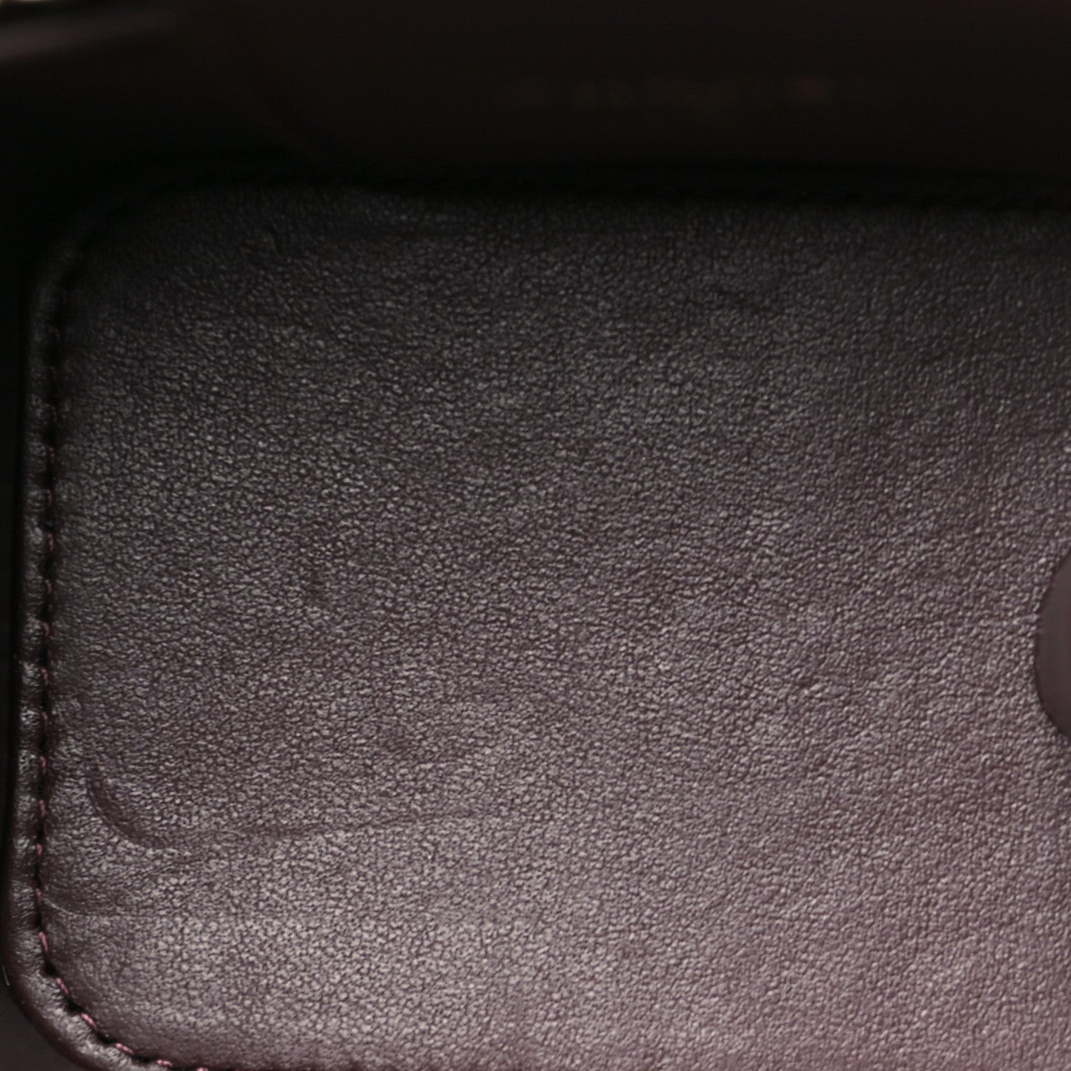 Caviar Quilted Mini Vanity Case With Chain Black