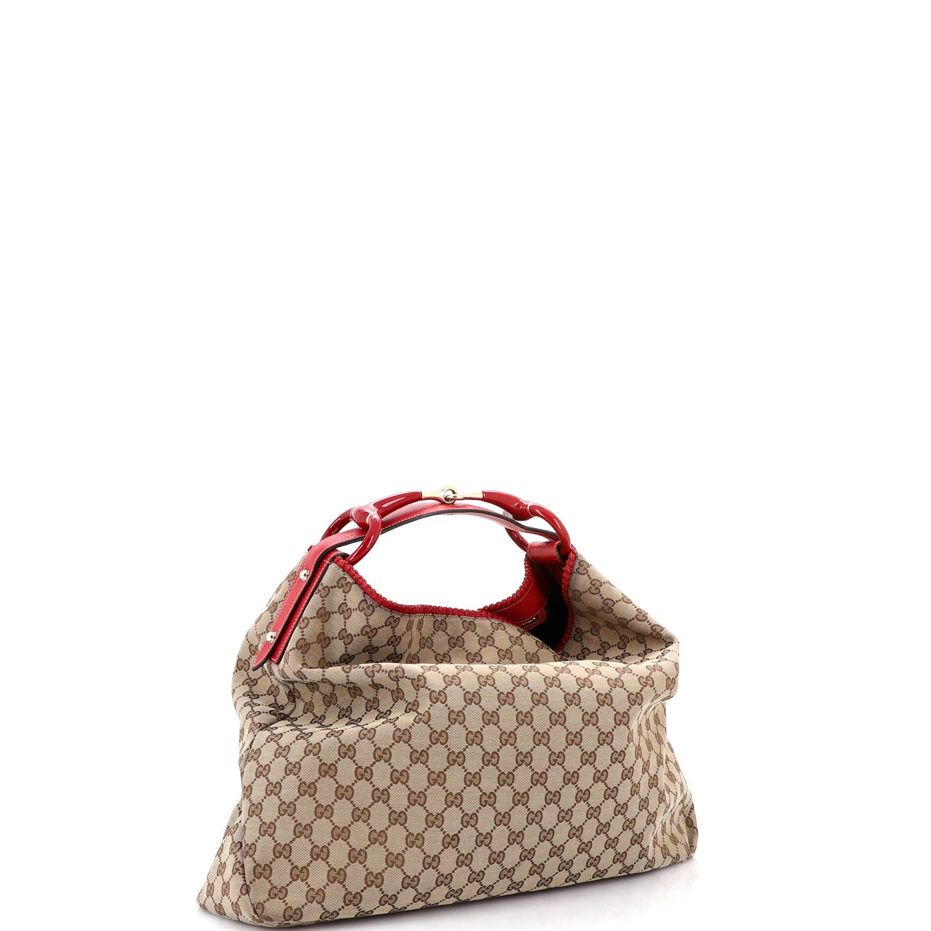 Horsebit Hobo GG Canvas Large