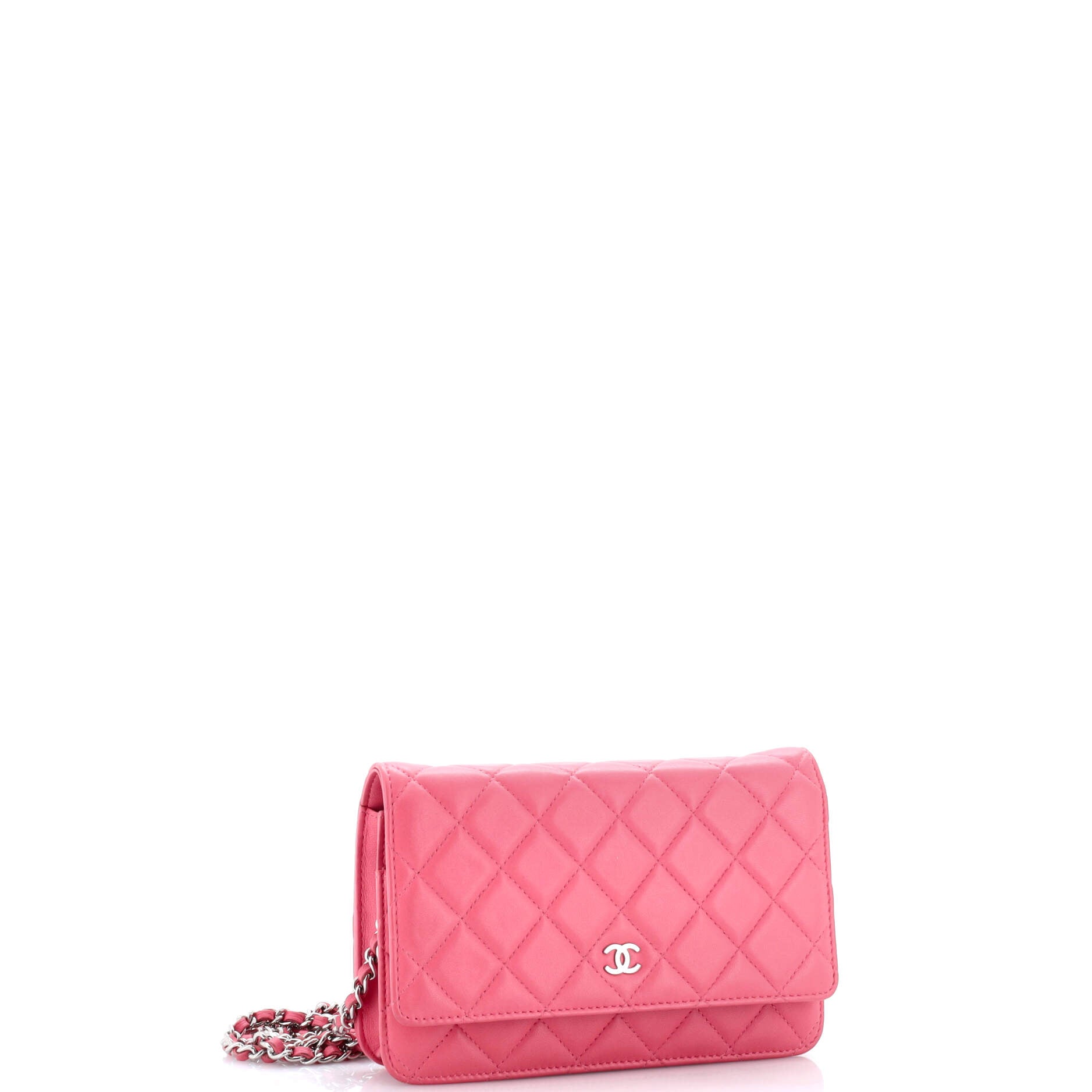 Wallet on Chain Quilted Lambskin
