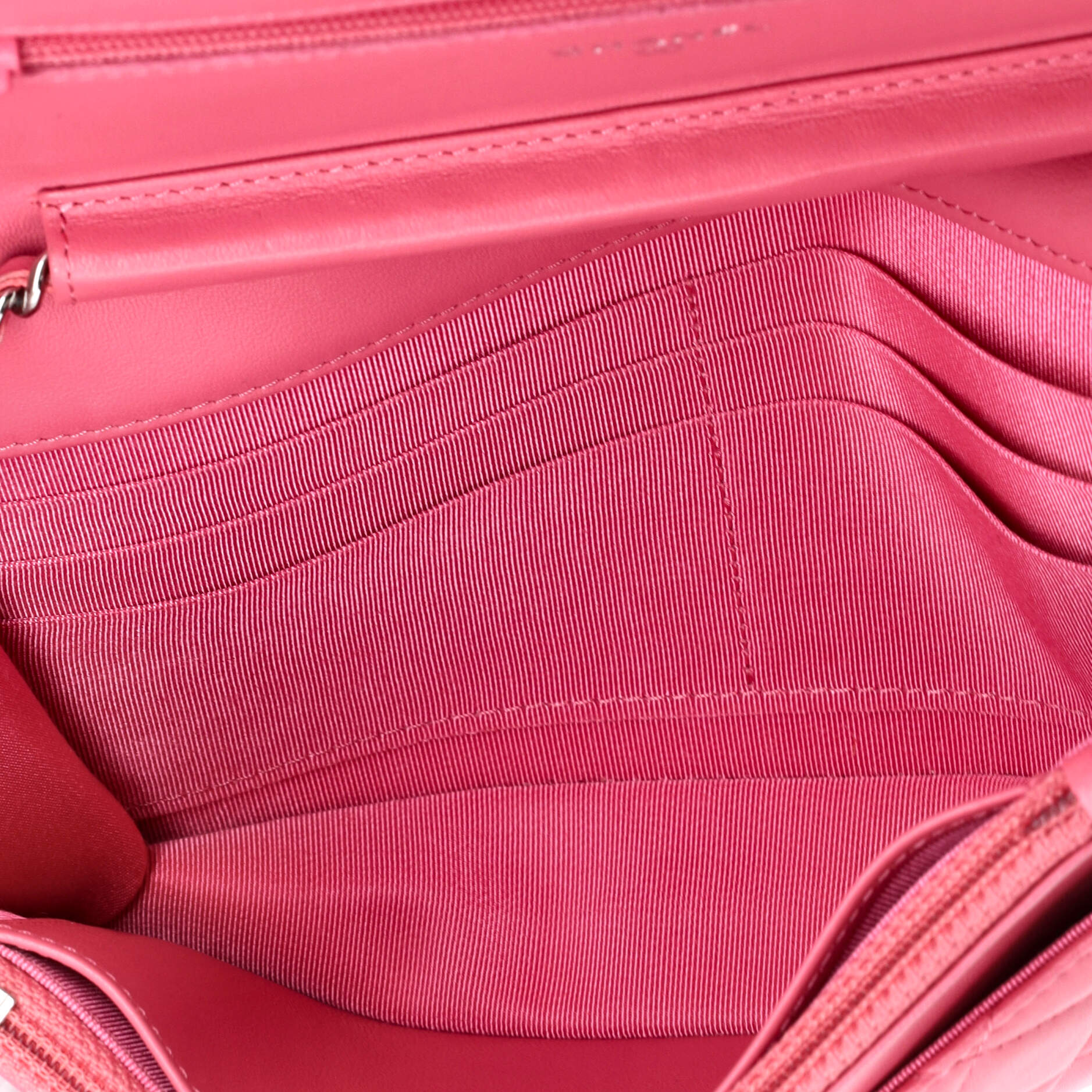 Wallet on Chain Quilted Lambskin