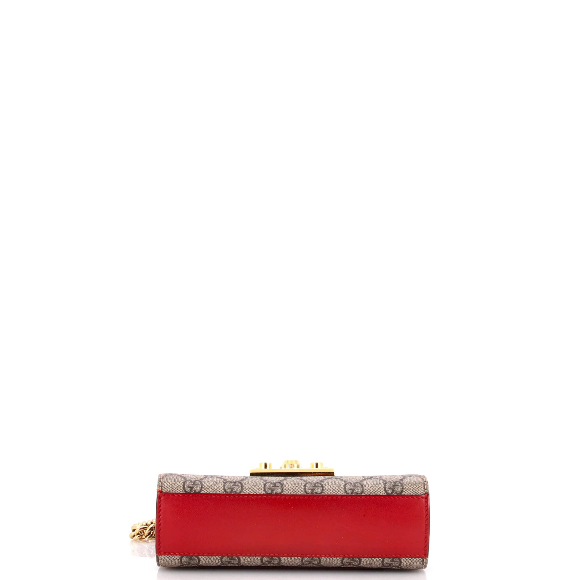 Padlock Shoulder Bag GG Coated Canvas and Leather Small