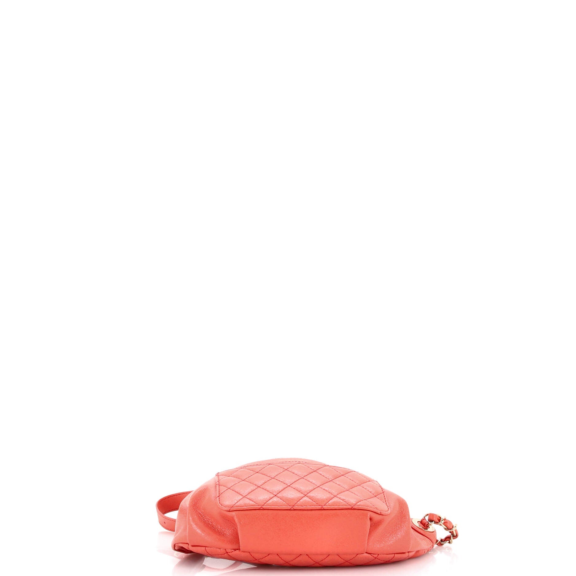 Bi Classic Waist Bag Quilted Crumpled Calfskin