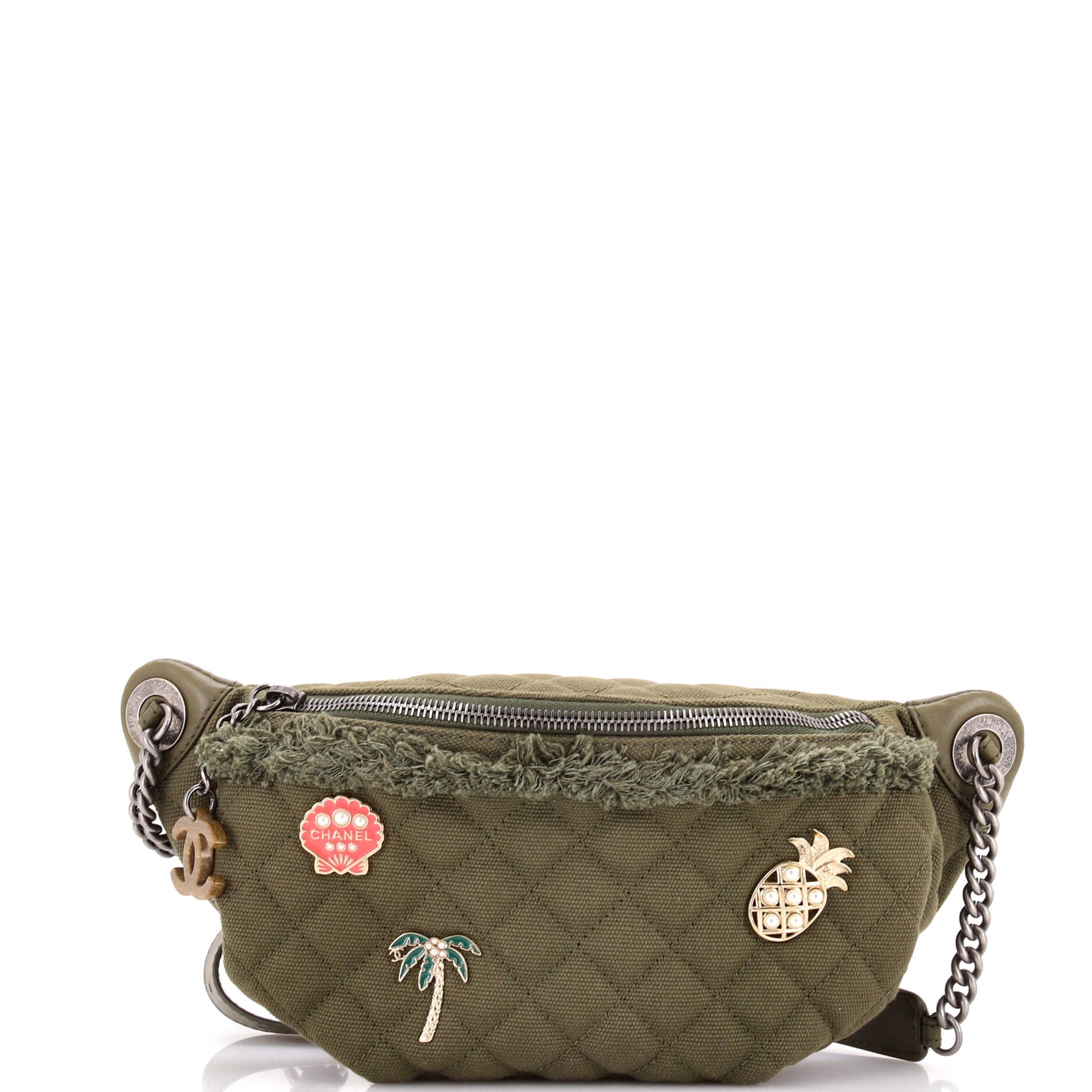 Cuba Charms Banane Waist Bag Quilted Canvas