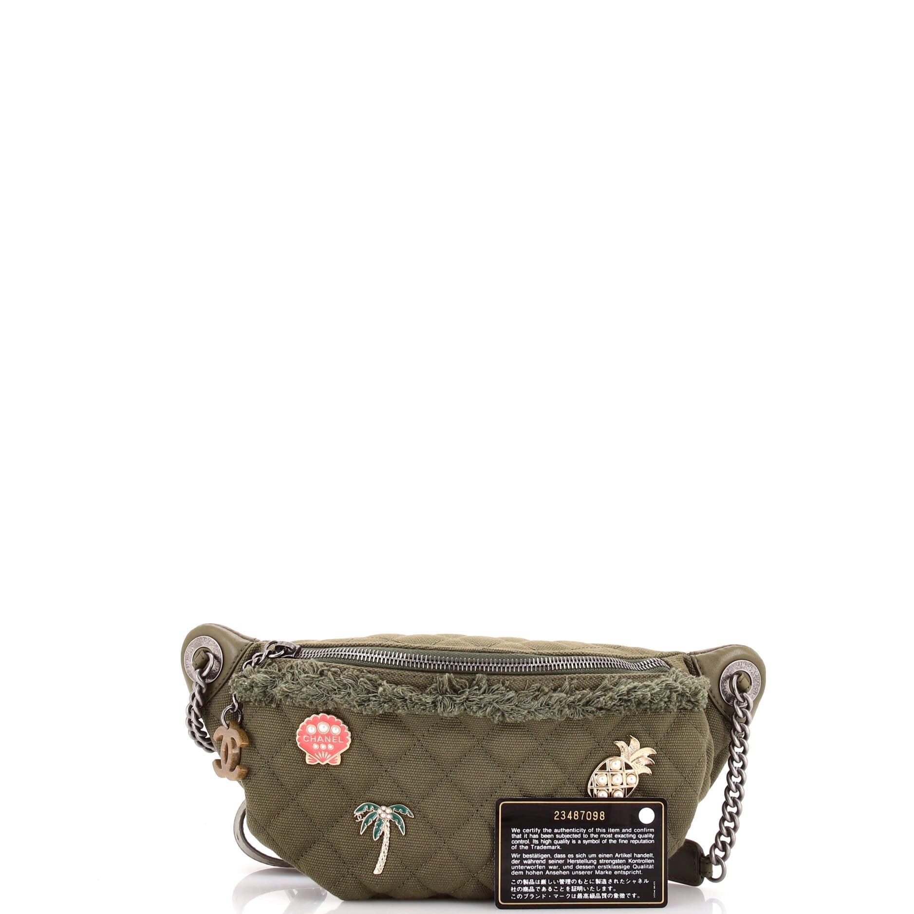 Cuba Charms Banane Waist Bag Quilted Canvas