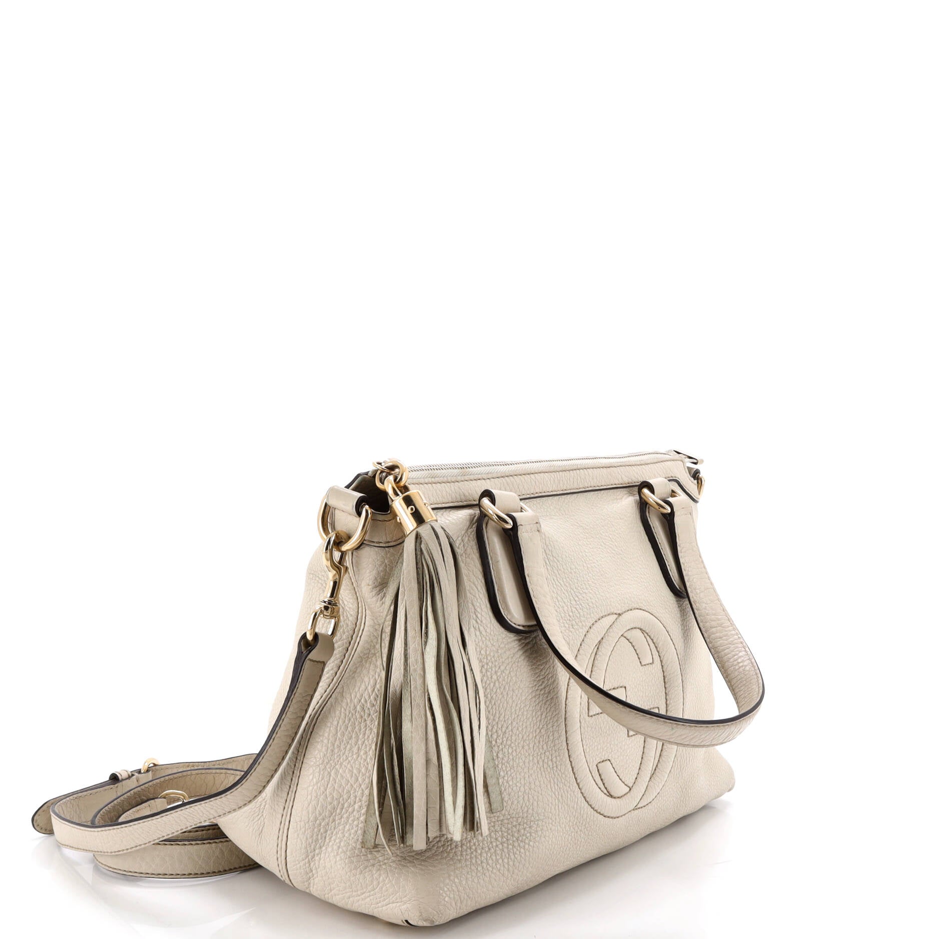 Soho Convertible Top Handle Bag Leather Small