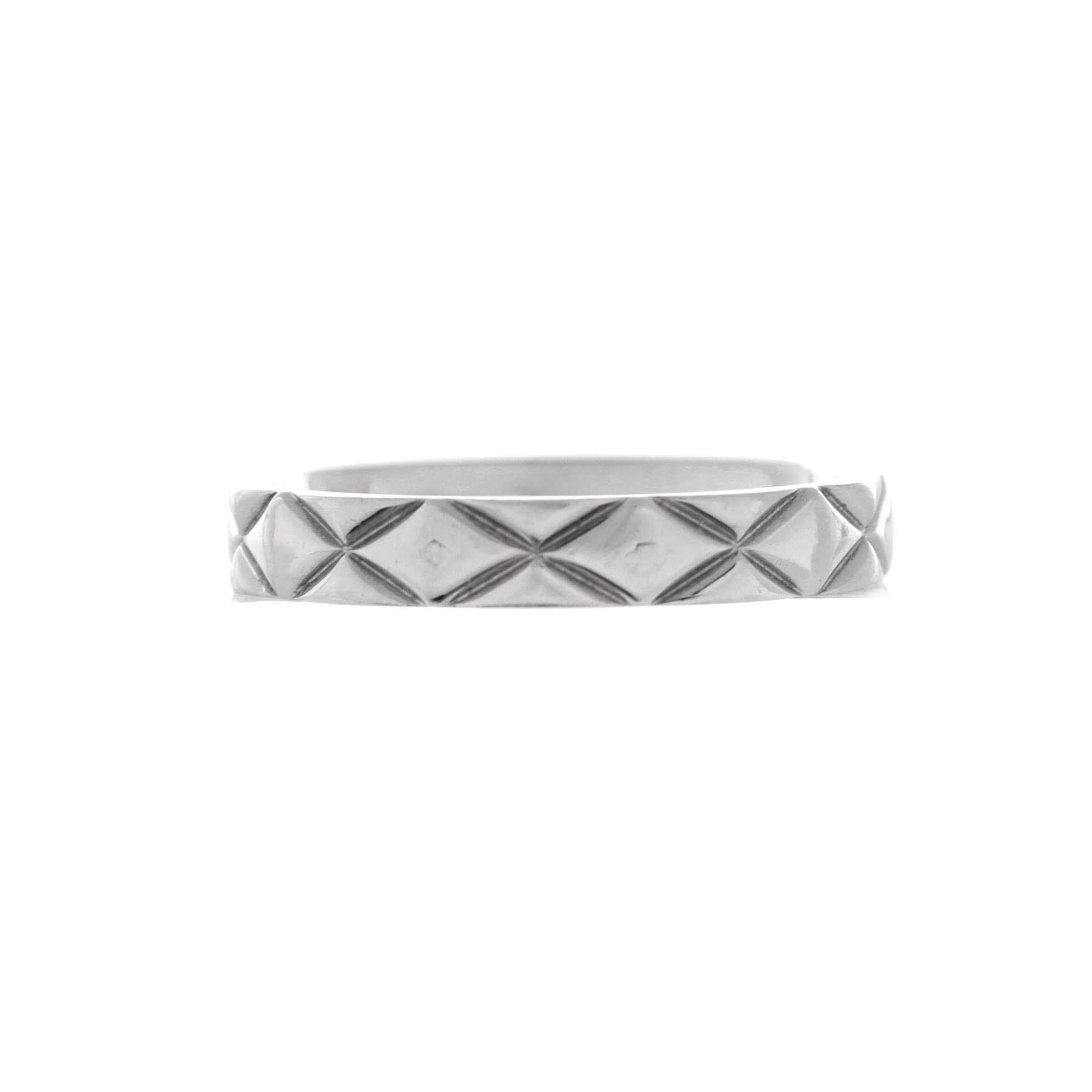 Matelasse Band Ring Platinum 3.5mm