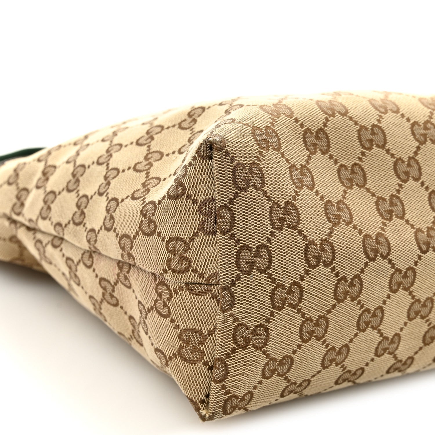 Monogram Web Medium Flat Messenger Bag Brown