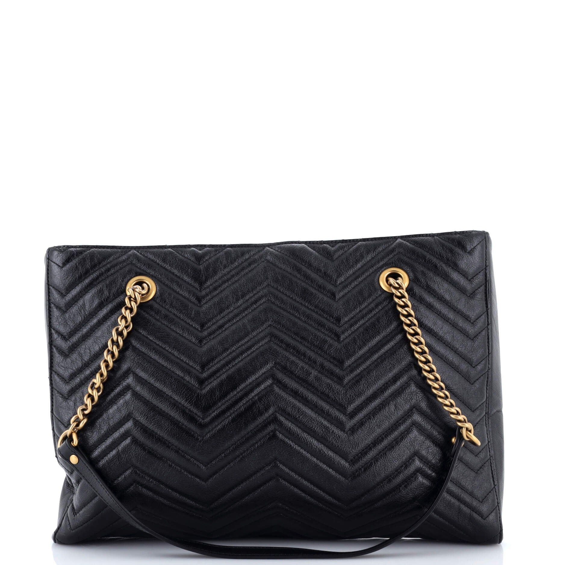 GG Marmont Zip Tote Matelasse Leather Medium