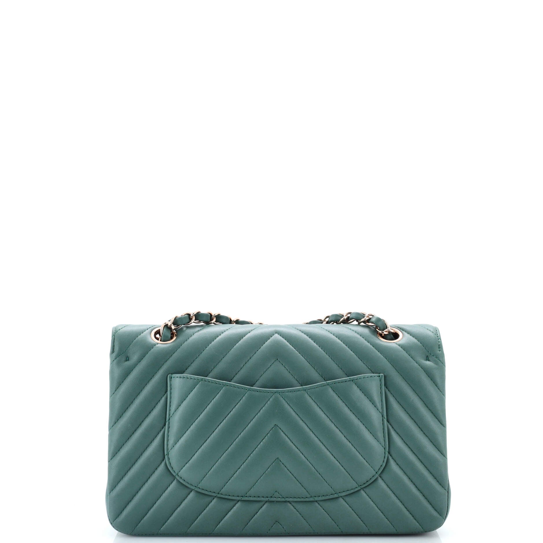 Classic Double Flap Bag Chevron Lambskin Medium