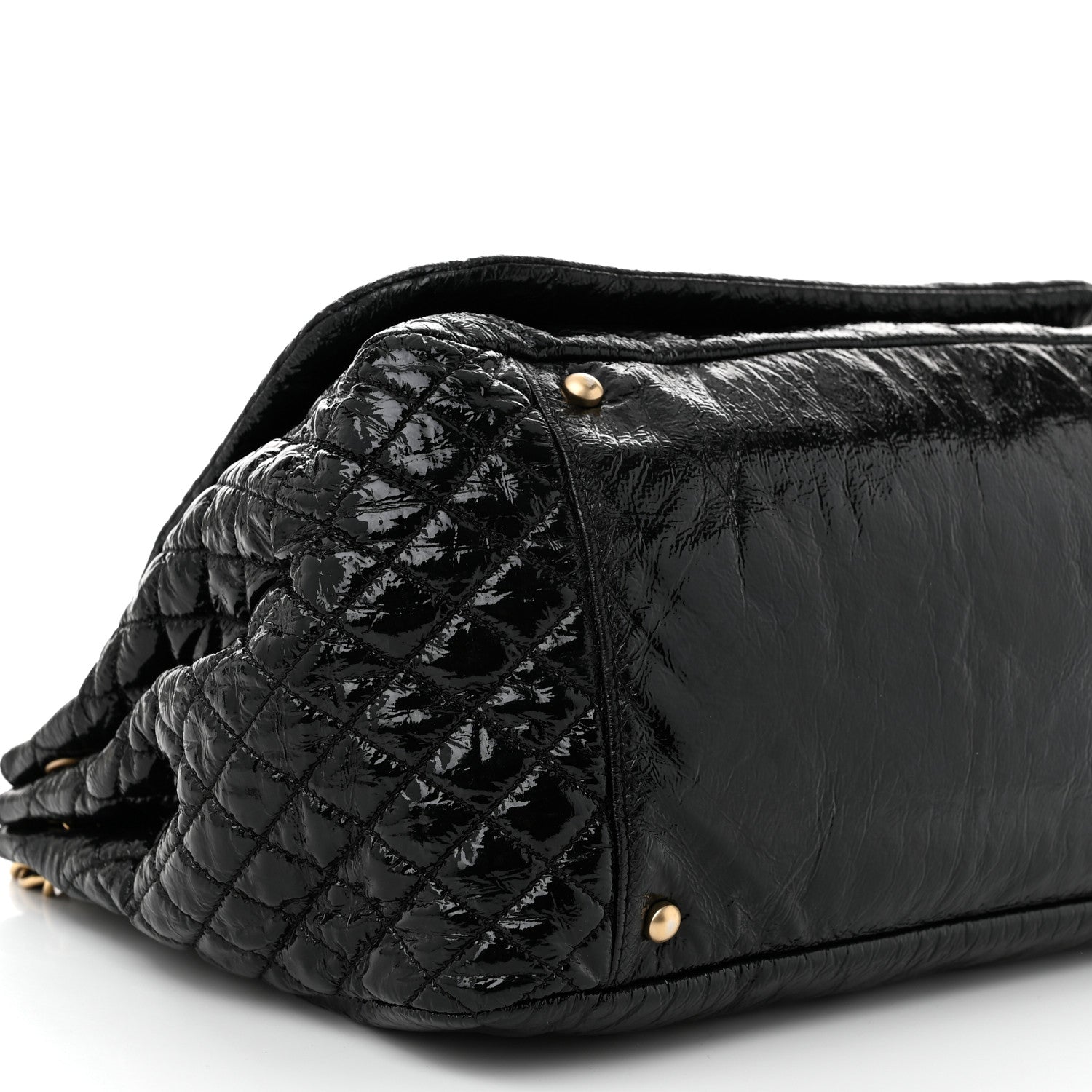 Vinyl XL Rock and Chain Flap Black