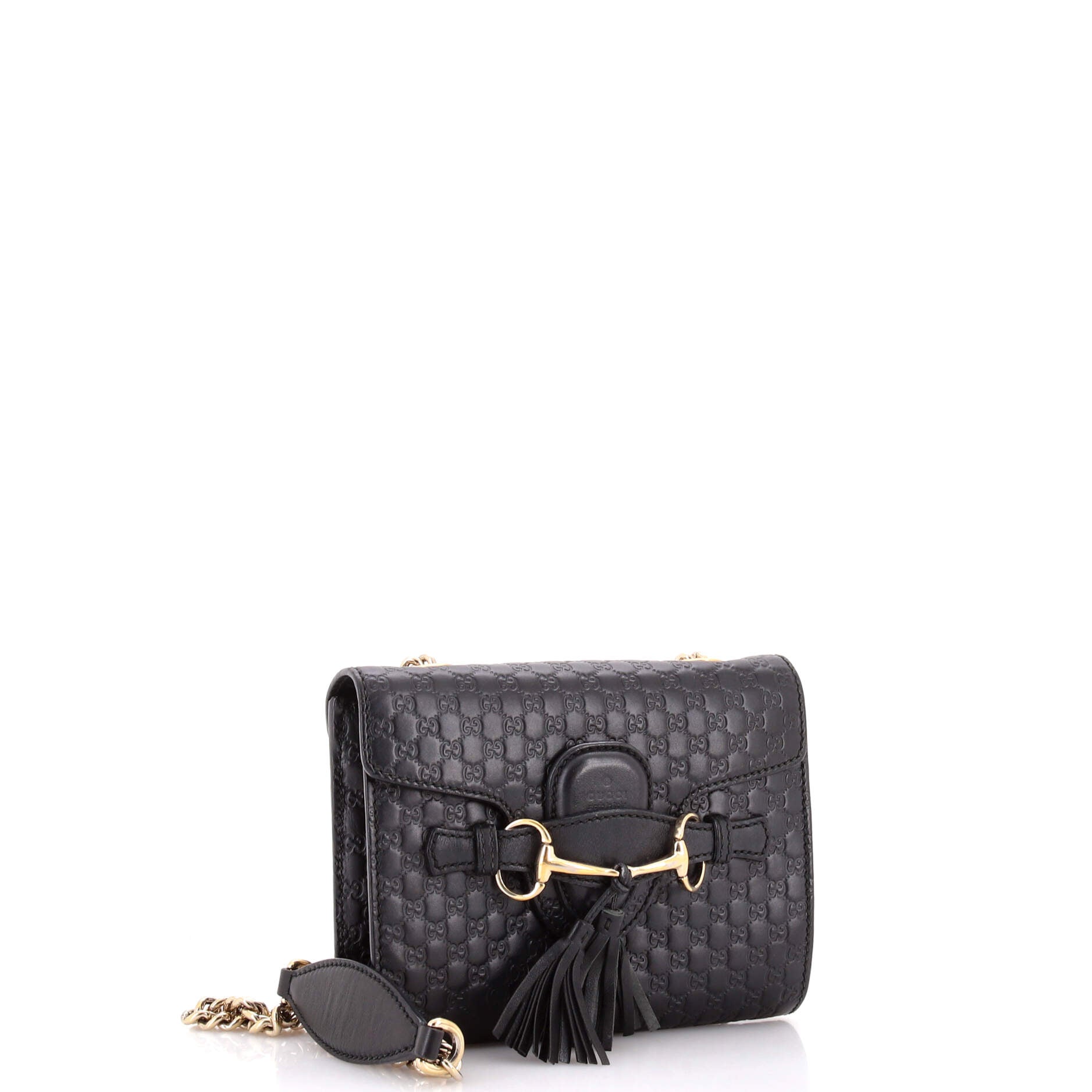 Emily Chain Flap Bag Microguccissima Leather Mini