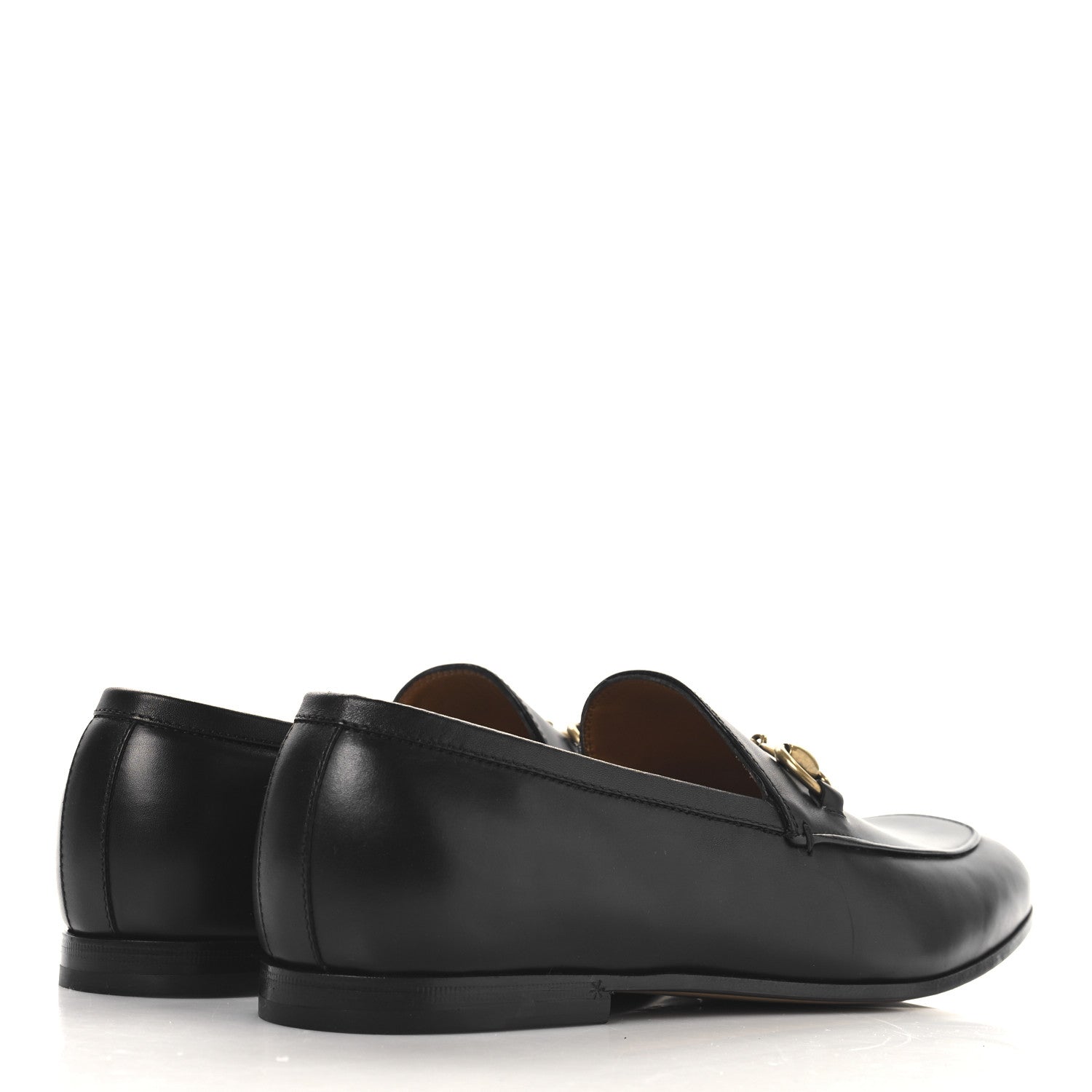 Calfskin Horsebit Mens Jordaan Loafers 7 Black