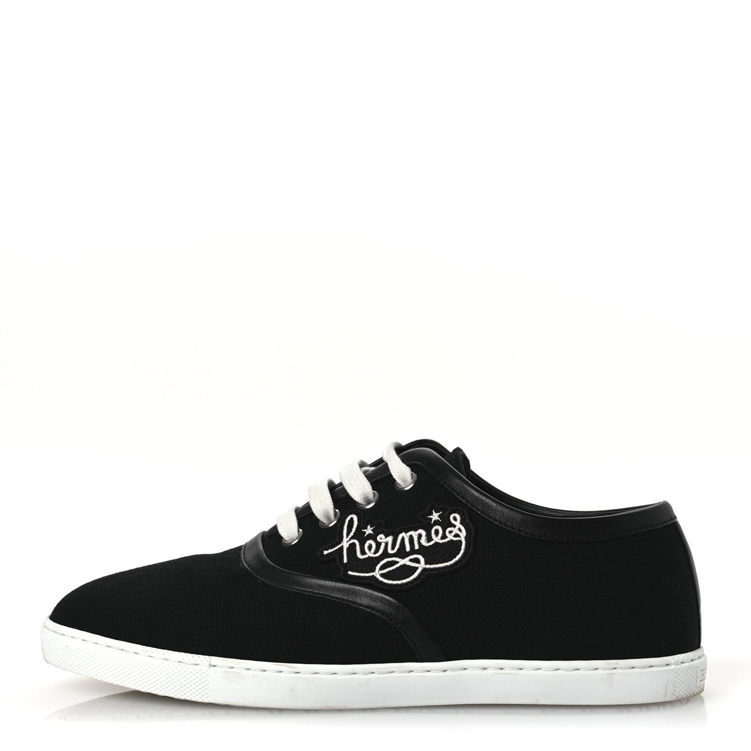 Canvas Embroidered Innocent Sneakers 38 Black