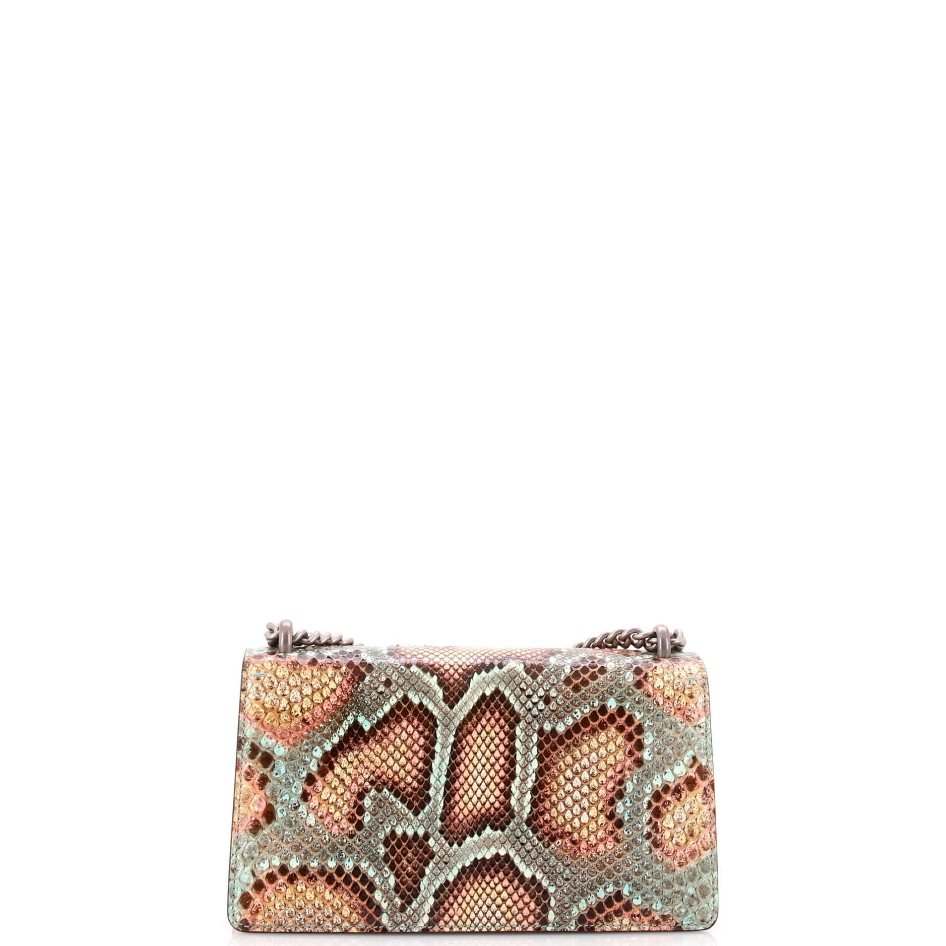 Dionysus Bag Python with Ostrich and Leather Small