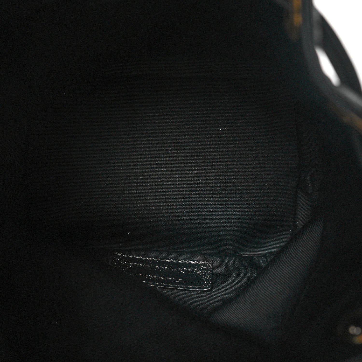 Lambskin Quilted Small Cassandre Bucket Bag Black
