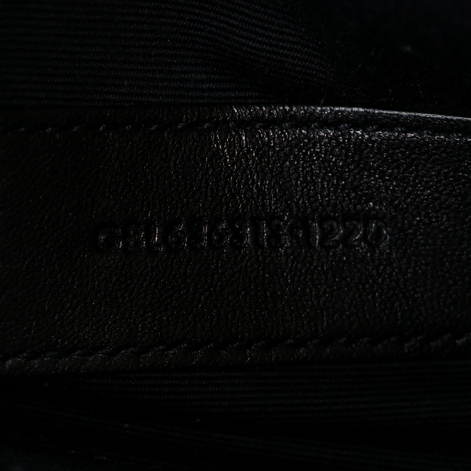 Grain De Poudre Chevron Monogram Bill Pouch Vert Kaki
