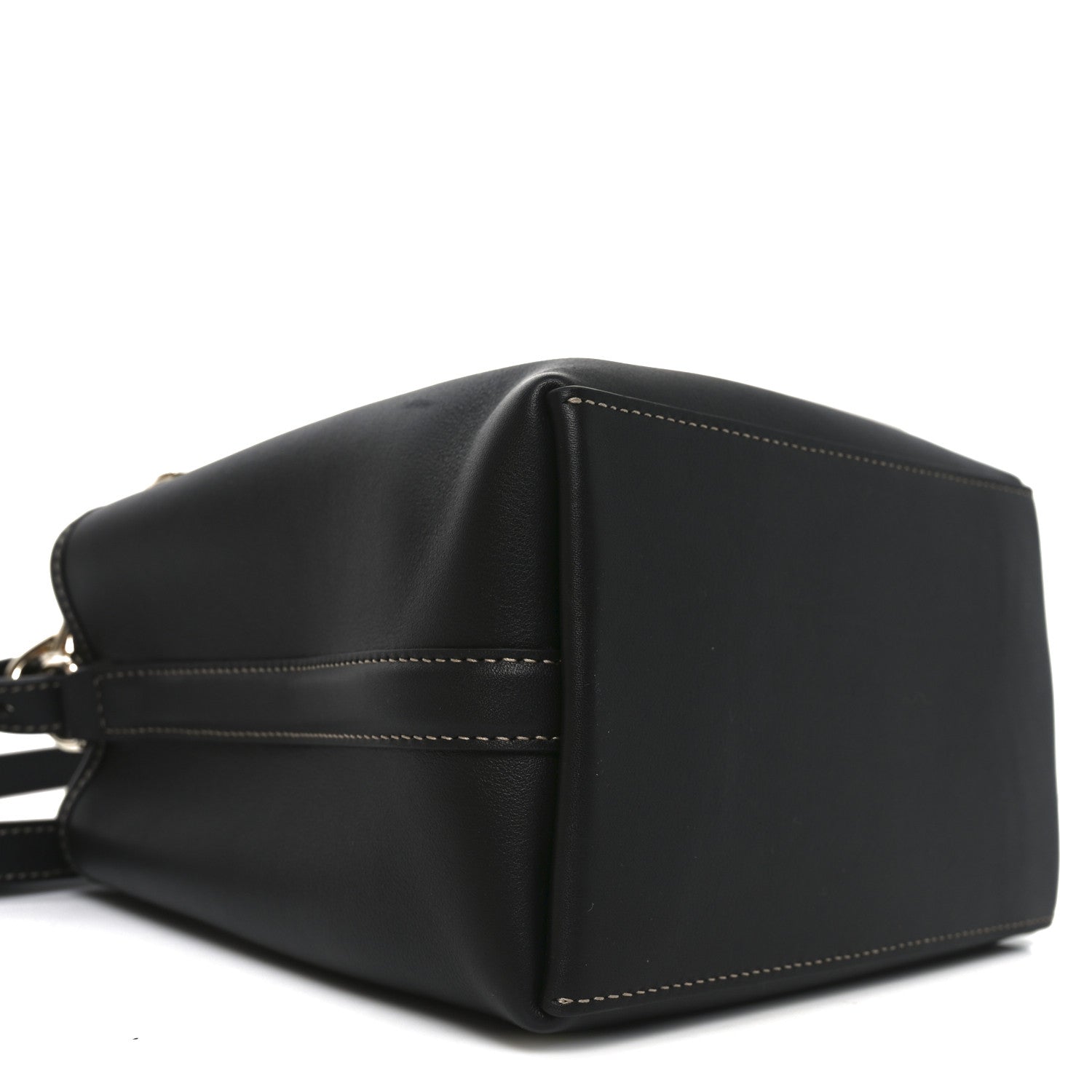 GG Calfskin Emblem Mini Bucket Bag Black