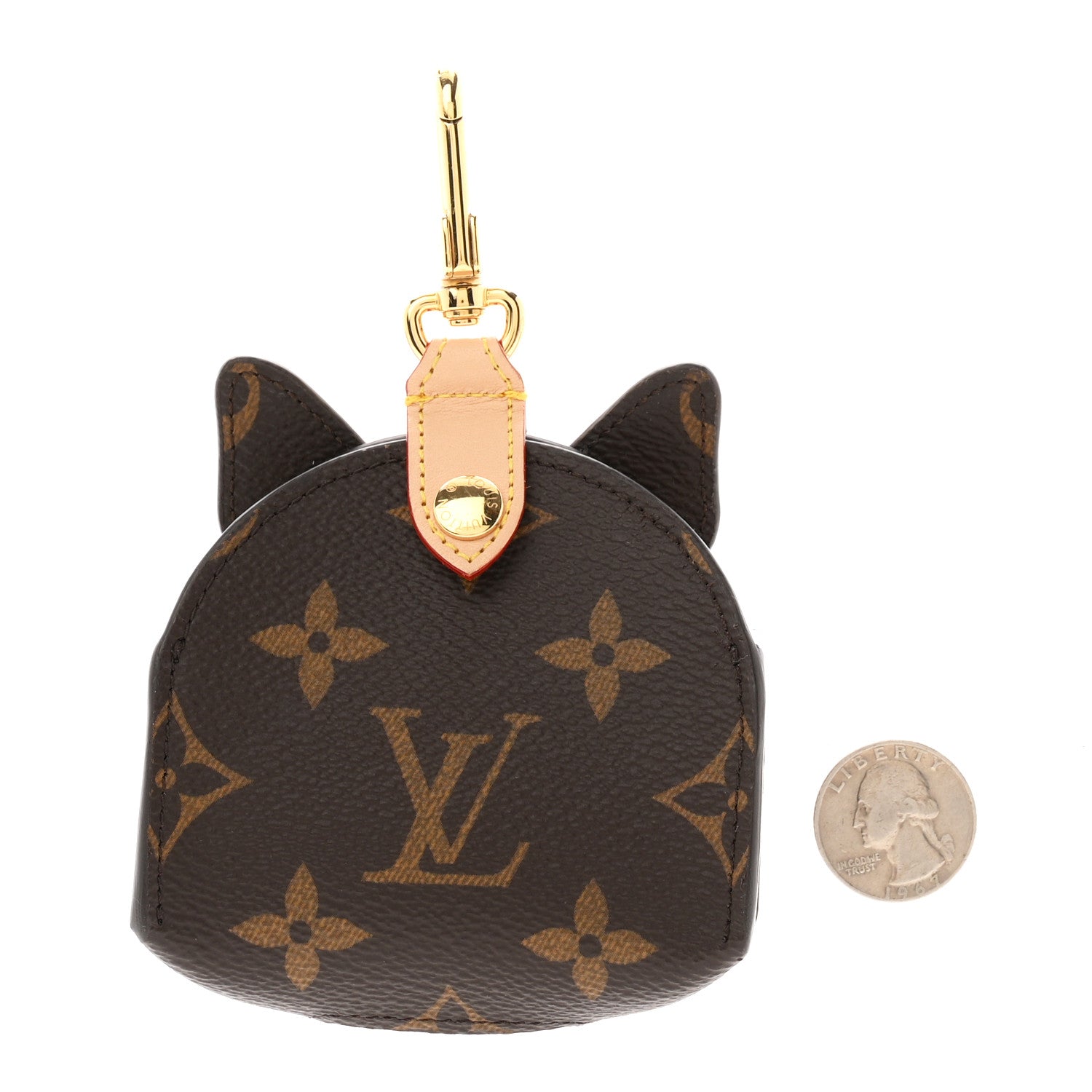 Monogram Shiba Dog Bags Holder